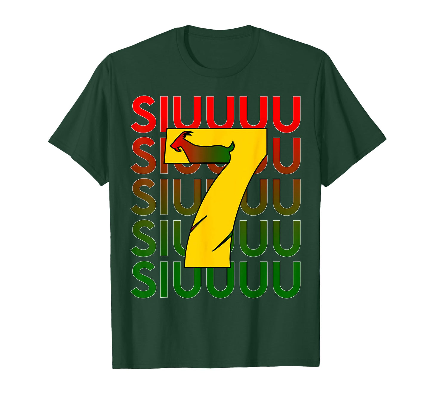 Siuuuu Goat Soccer Boys Men Women Soccer Player T-Shirt