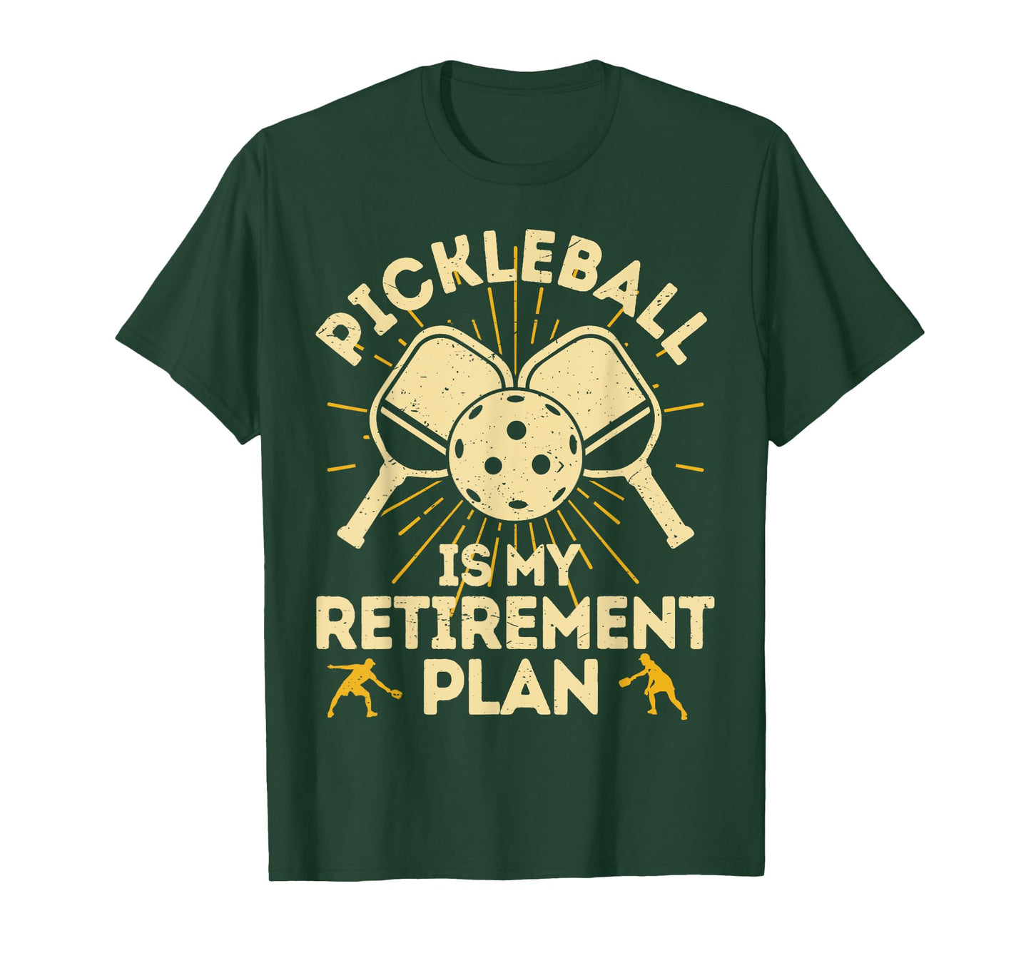 Funny Pickleball My Retirement Plan Vintage Women Player T-Shirt