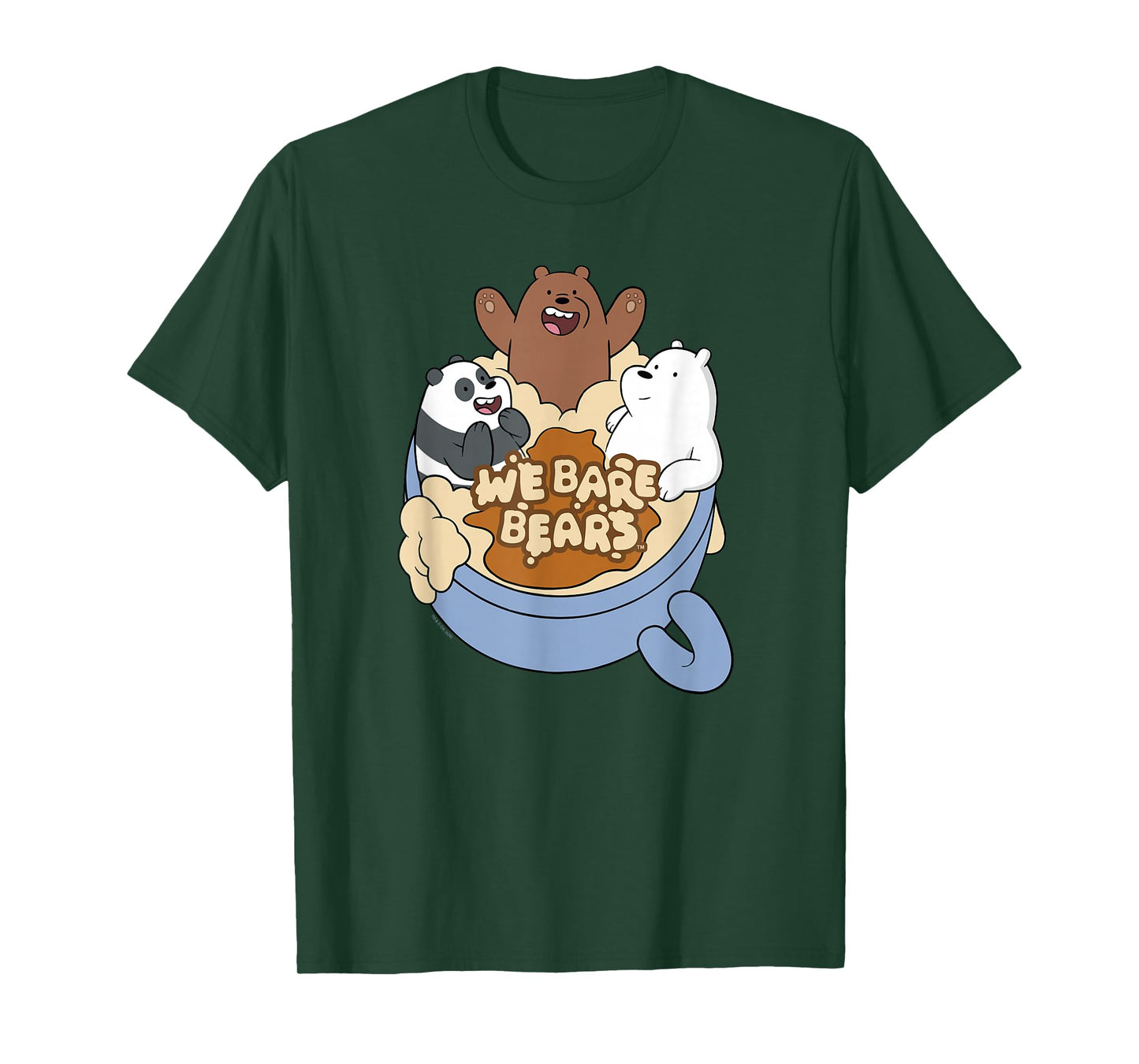 We Bare Bears Full Of Bears Cup Cute Cartoon T-Shirt