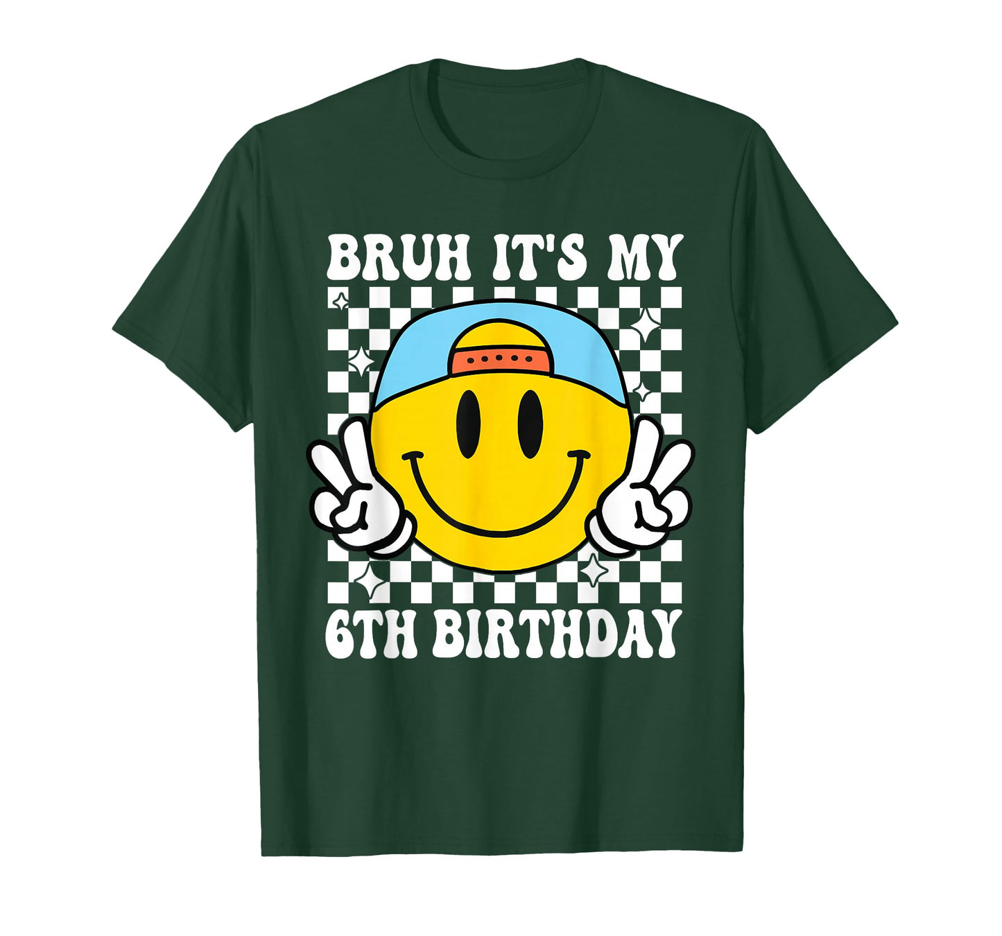 Bruh It's My 6th Birthday 6 Year Old Birthday Boys Girls T-Shirt