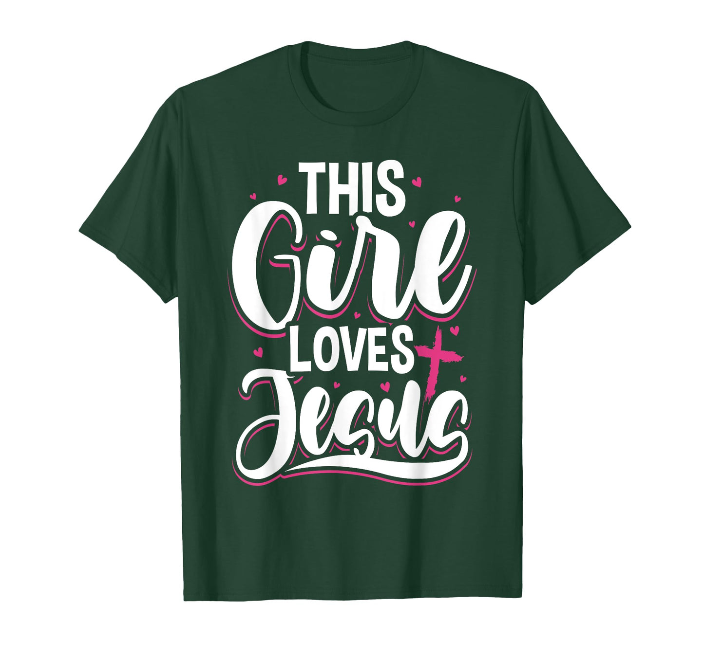 This Girl Loves Jesus For Christian Teen Kid Cool Women T-Shirt