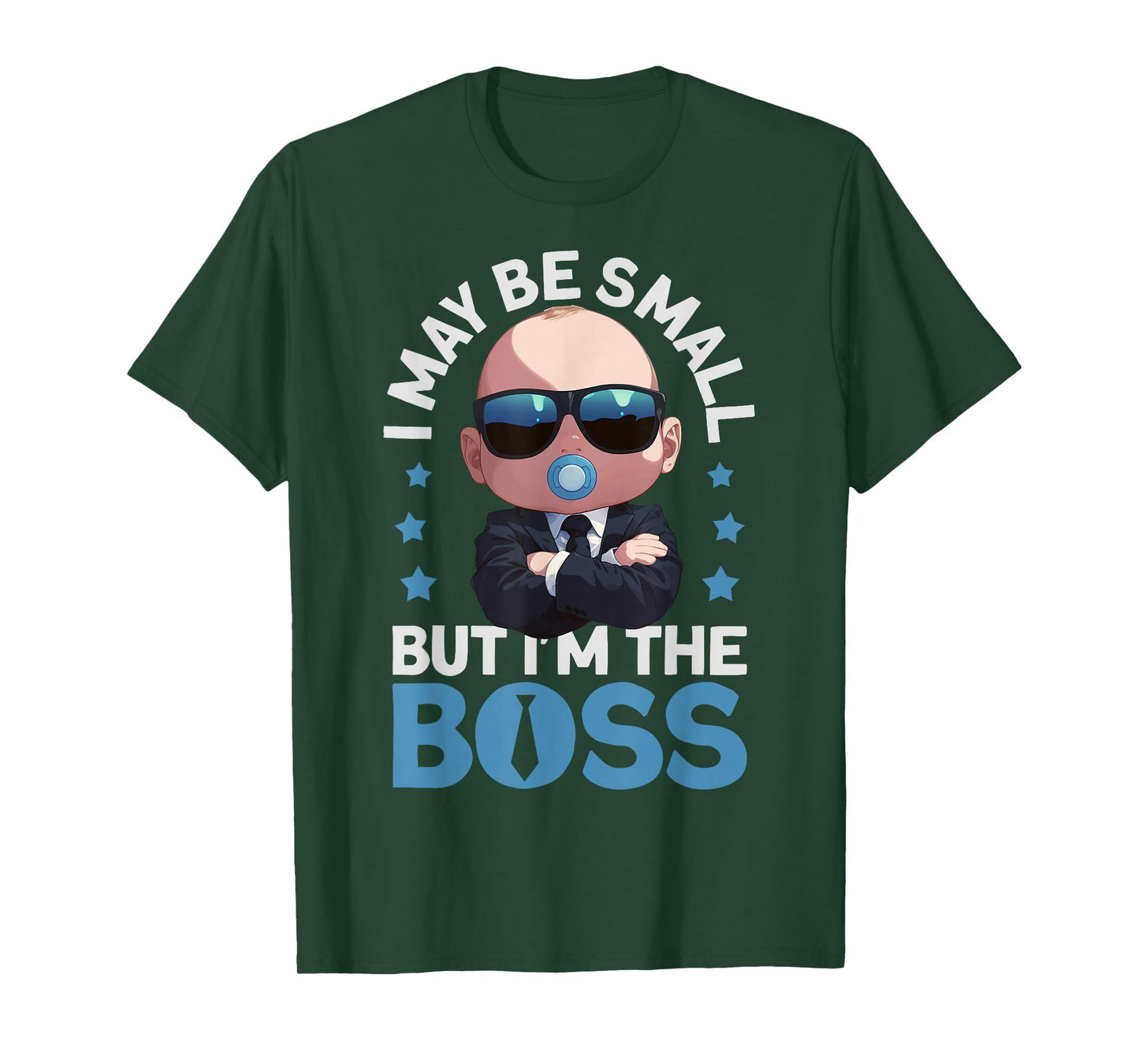 Baby Boss "I May Be Small But I'm The Boss" Like A Boss Kids T-Shirt