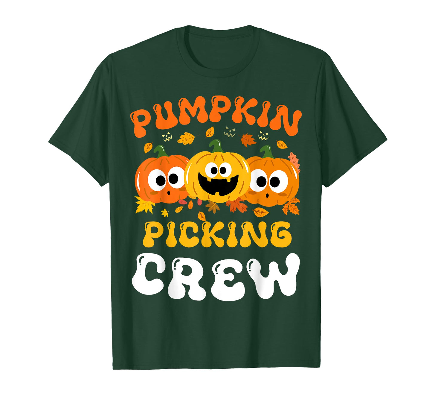 Pumpkin Picking Crew 2025 Funny Cousin Crew Halloween Famer T-Shirt