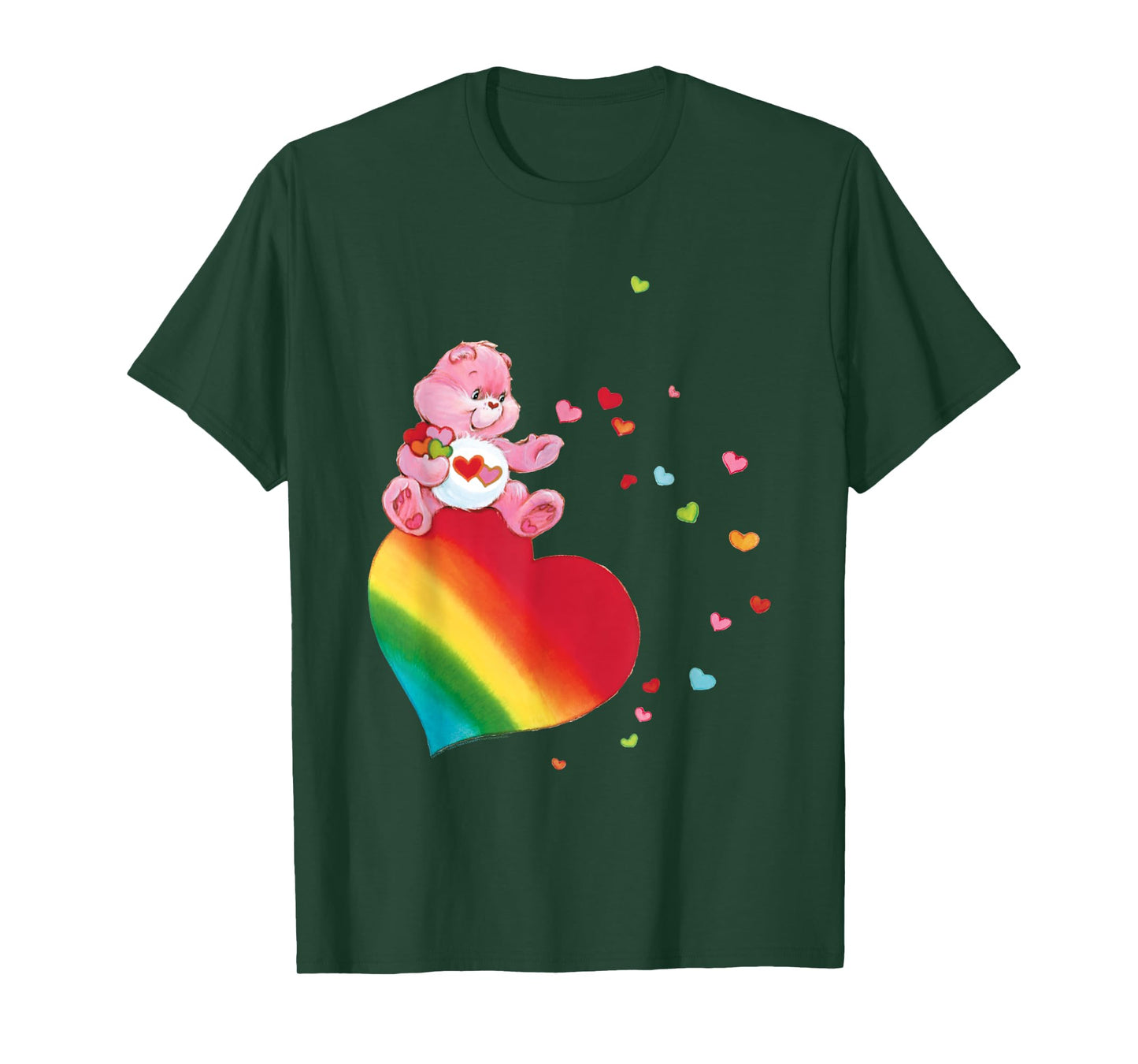 Care Bears Rainbow Heart Love Shower T-Shirt