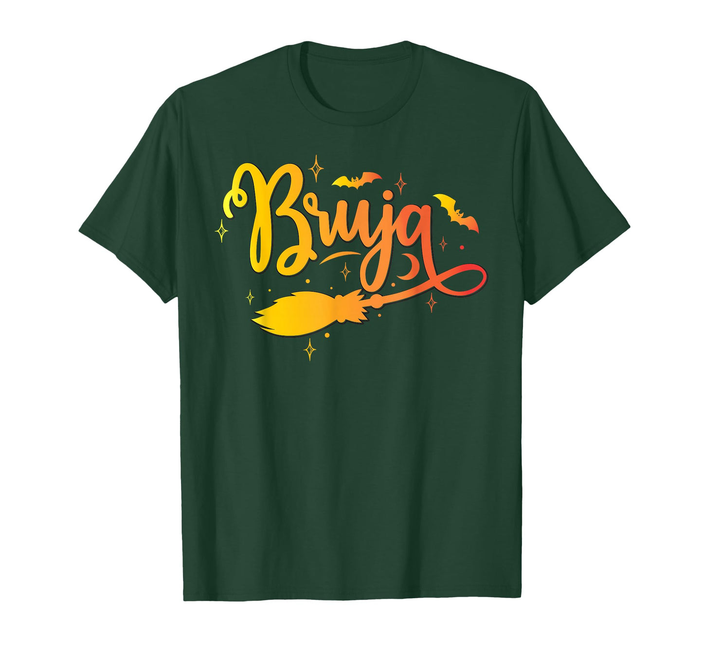 Bruja Halloween Witch Bat Costume Witches Women Brujas T-Shirt