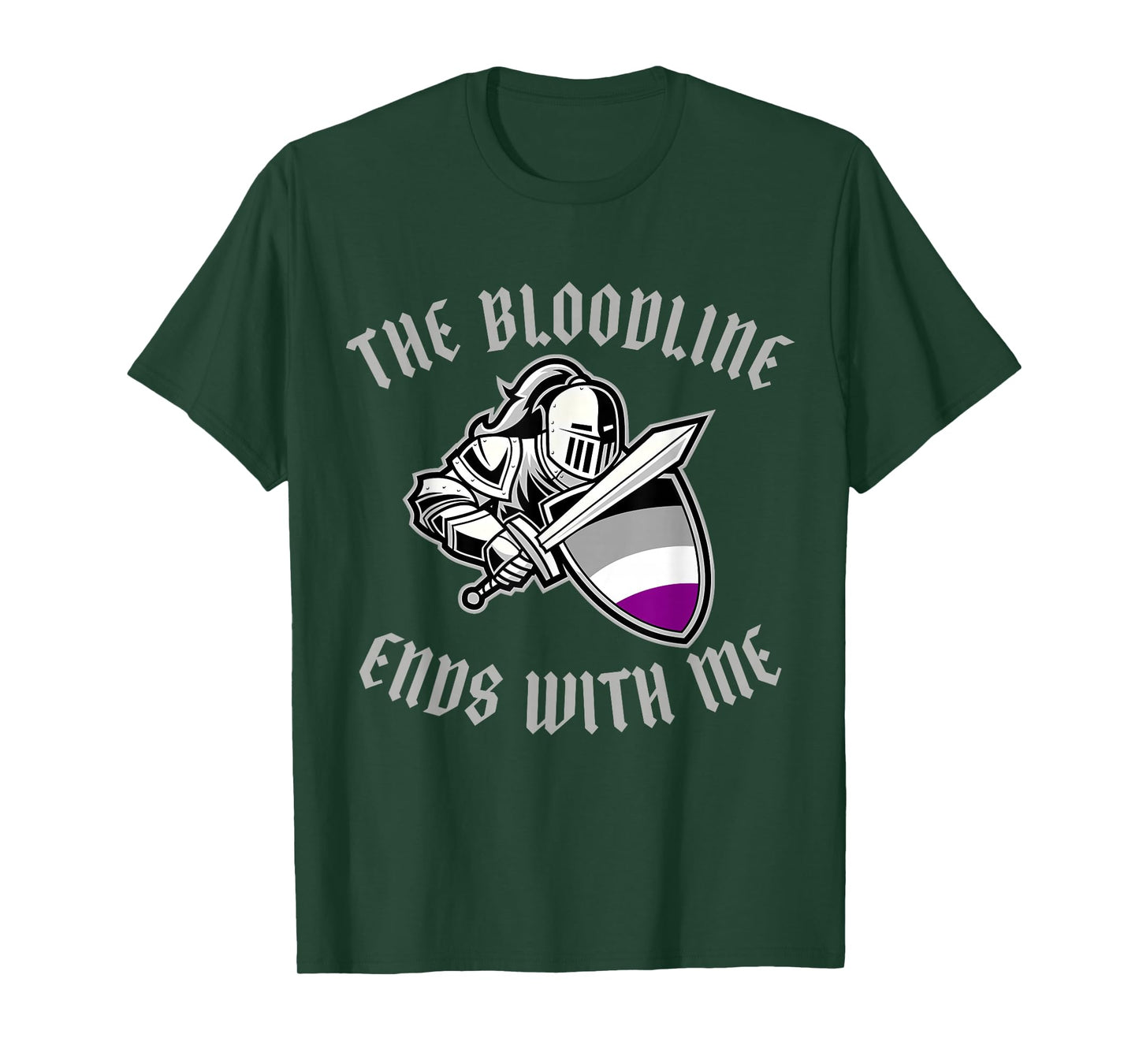 Funny Asexual Medieval Ace Flag Cards Queer Lgbt Asexual T-Shirt