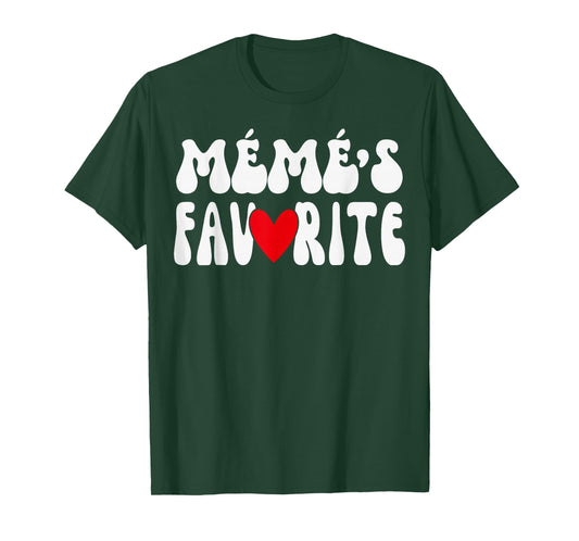 MÉMÉ’S Favorite Funny Grandparent Grandchild Humor T-Shirt