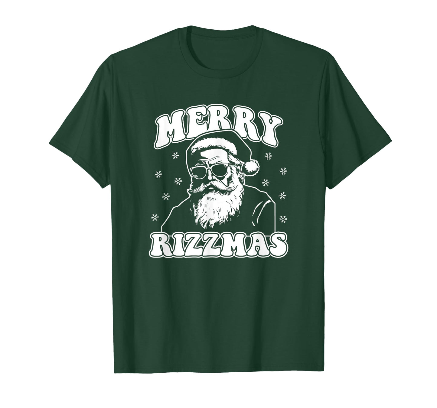 Merry Rizzmas Funny Christmas Rizz Santa Claus Rizzler T-Shirt