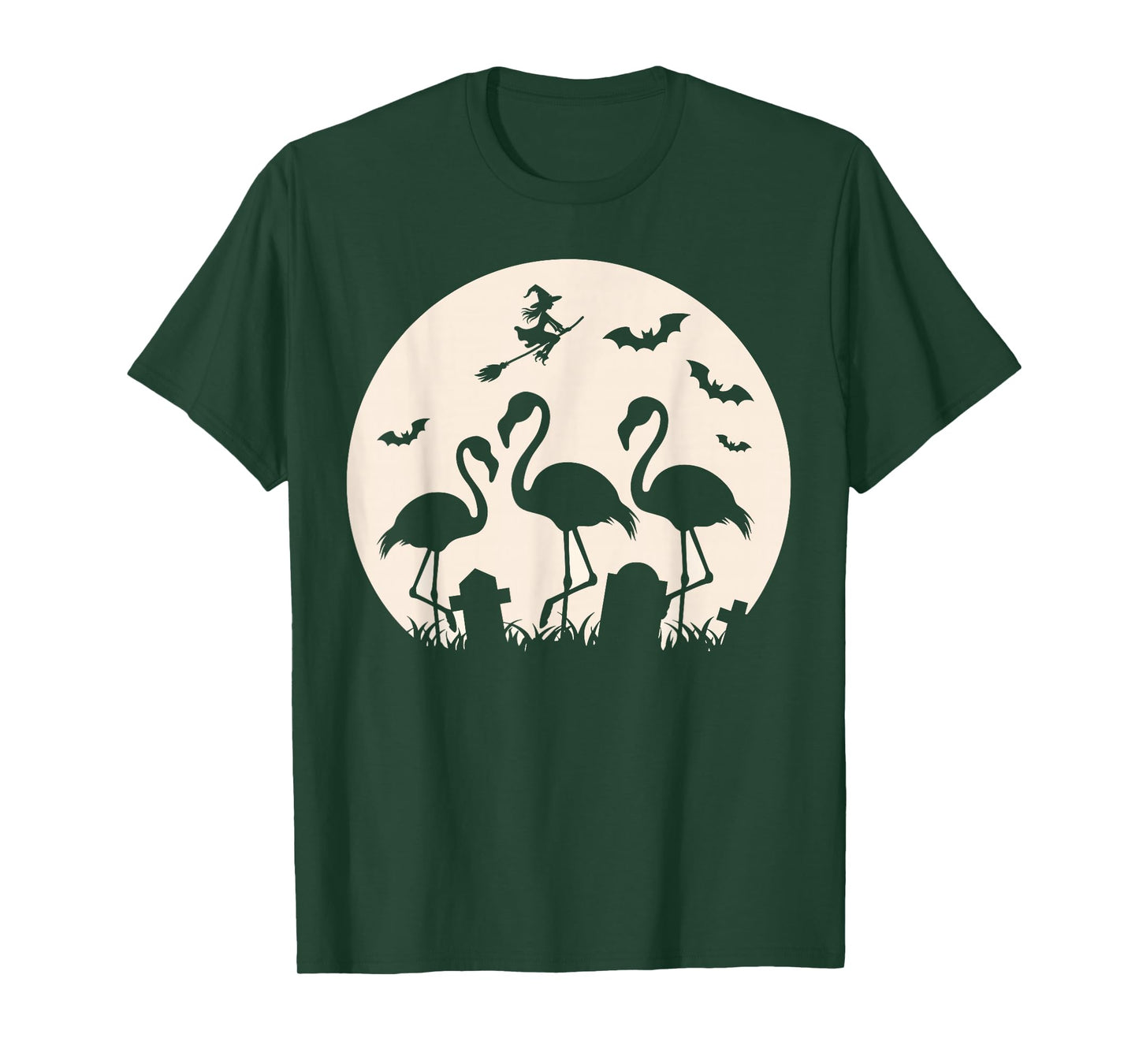 Spooky Flamingos For Halloween Flamingo Women T-Shirt