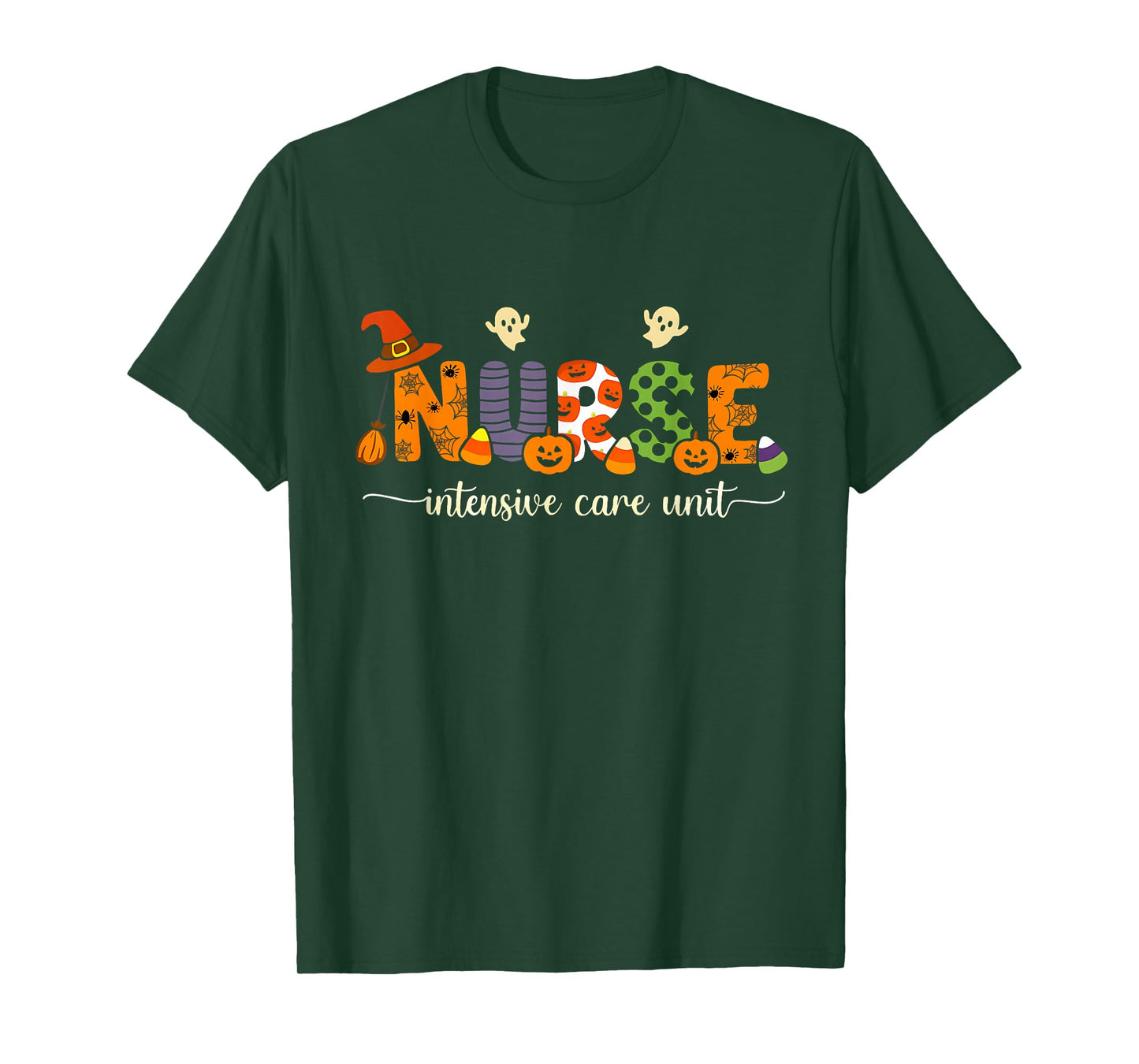 Halloween Nurse Nursing Cute Health Worker Halloween Funny T-Shirt