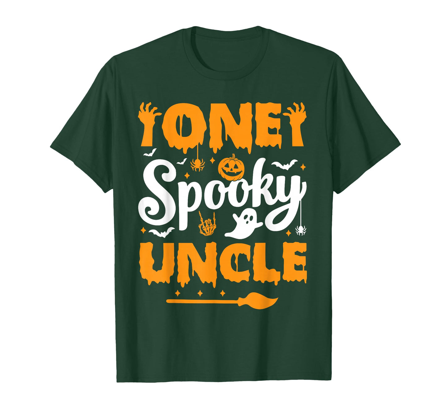 One Spooky Uncle Matching Family Halloween Costumes T-Shirt