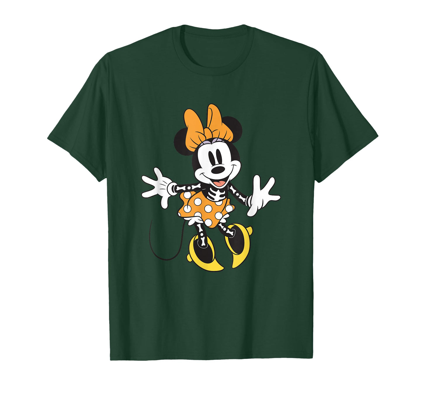 Disney Mickey and Friends Minnie Skeleton Costume Halloween T-Shirt