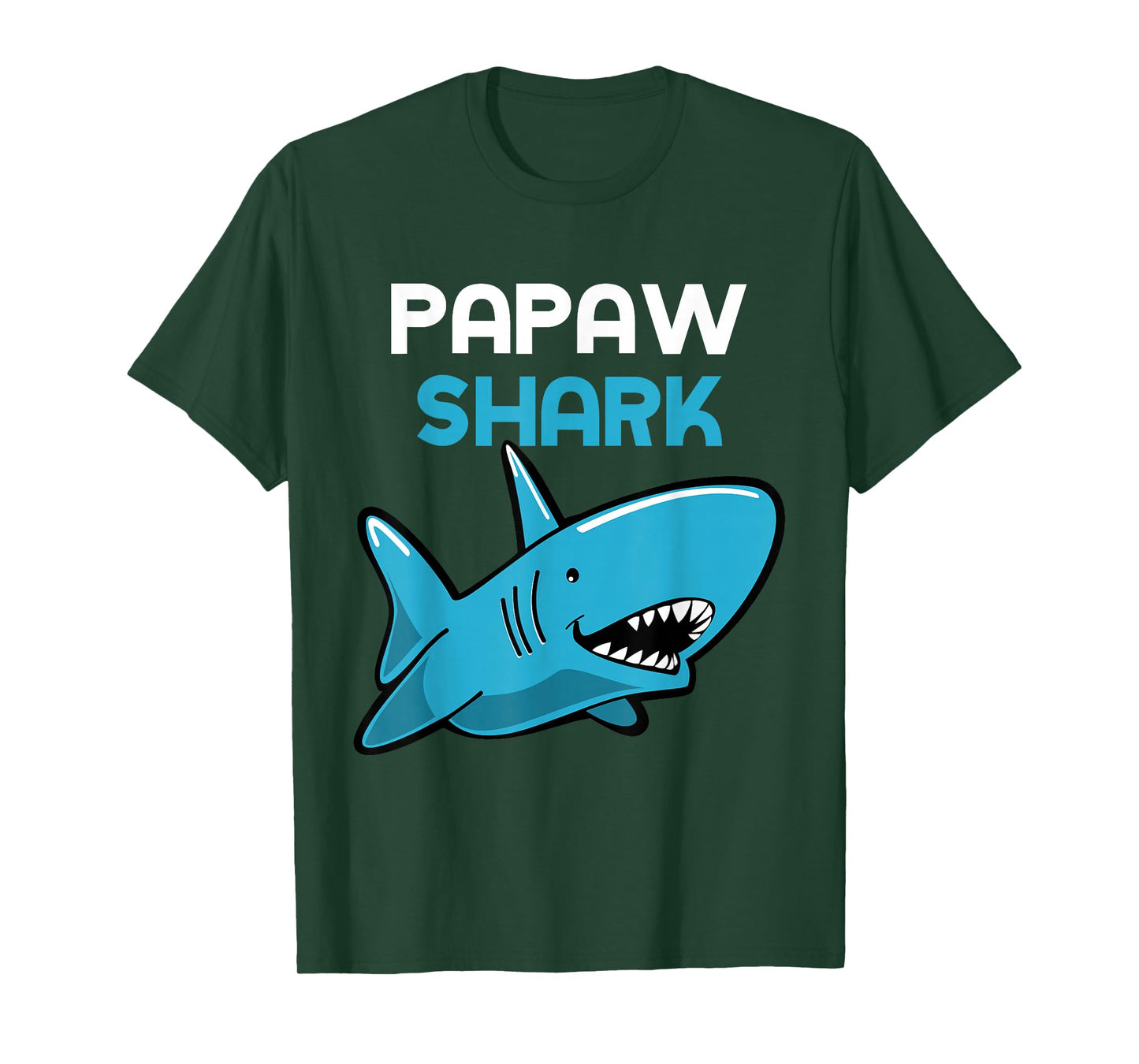 Papaw Shark Cool Funny Family T-Shirt