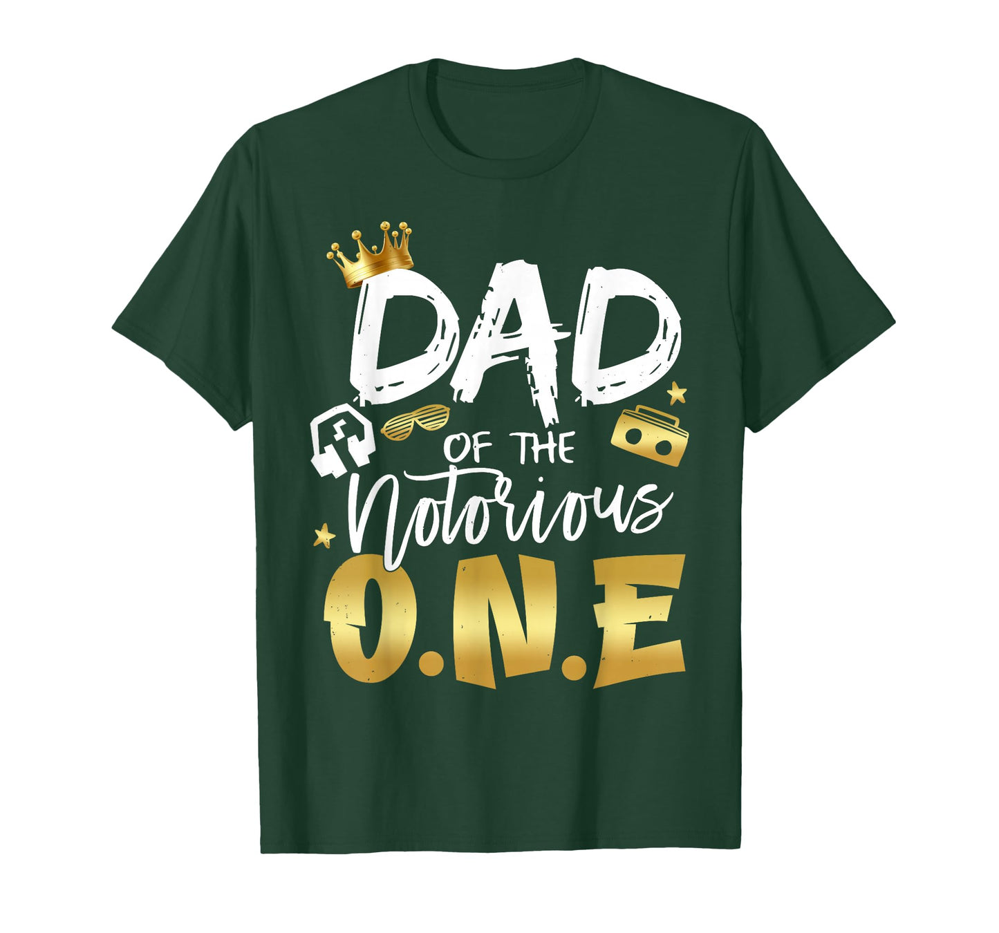 Dad Of The Notorious One Old School 1st Hip Hop Birthday T-Shirt
