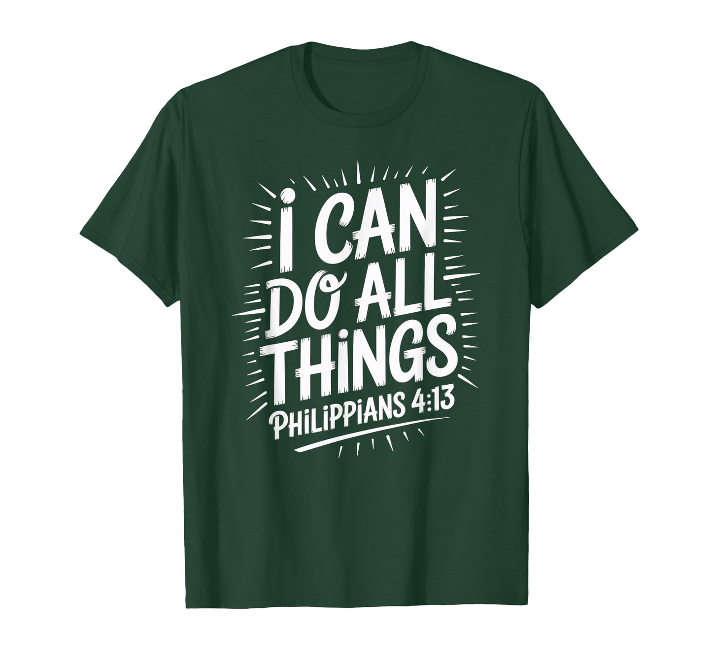 I Can Do All Things Bible Verse Design T-Shirt