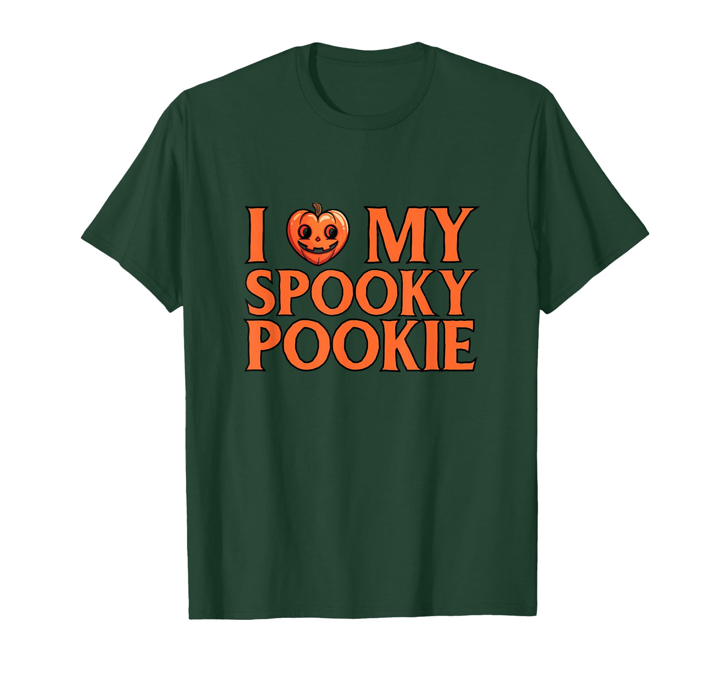 I Love My Spooky Pookie Funny Couples Costume for Halloween T-Shirt