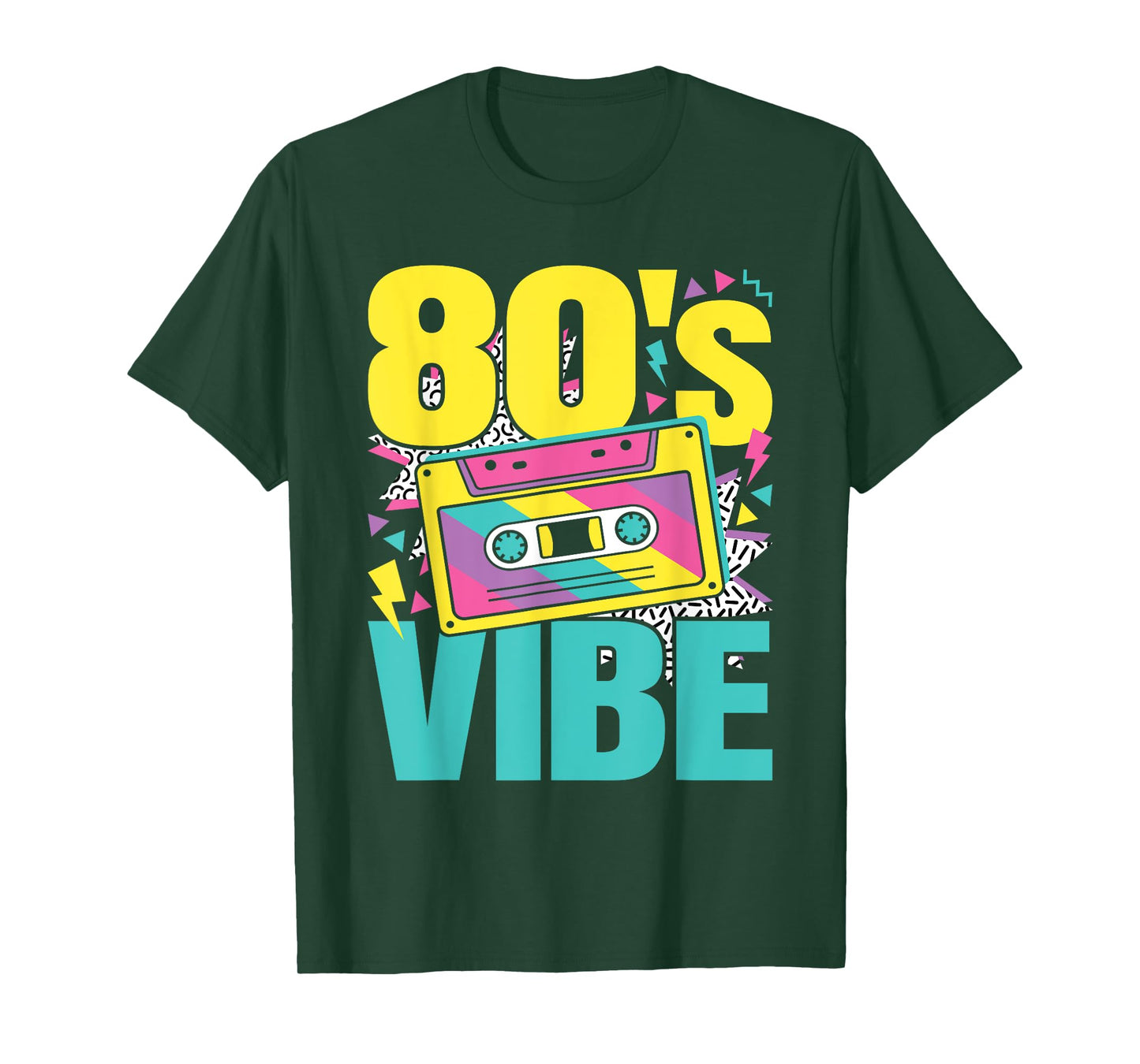 Funny 80's Vibe 80s Outfit Retro Party Men Women Kids T-Shirt