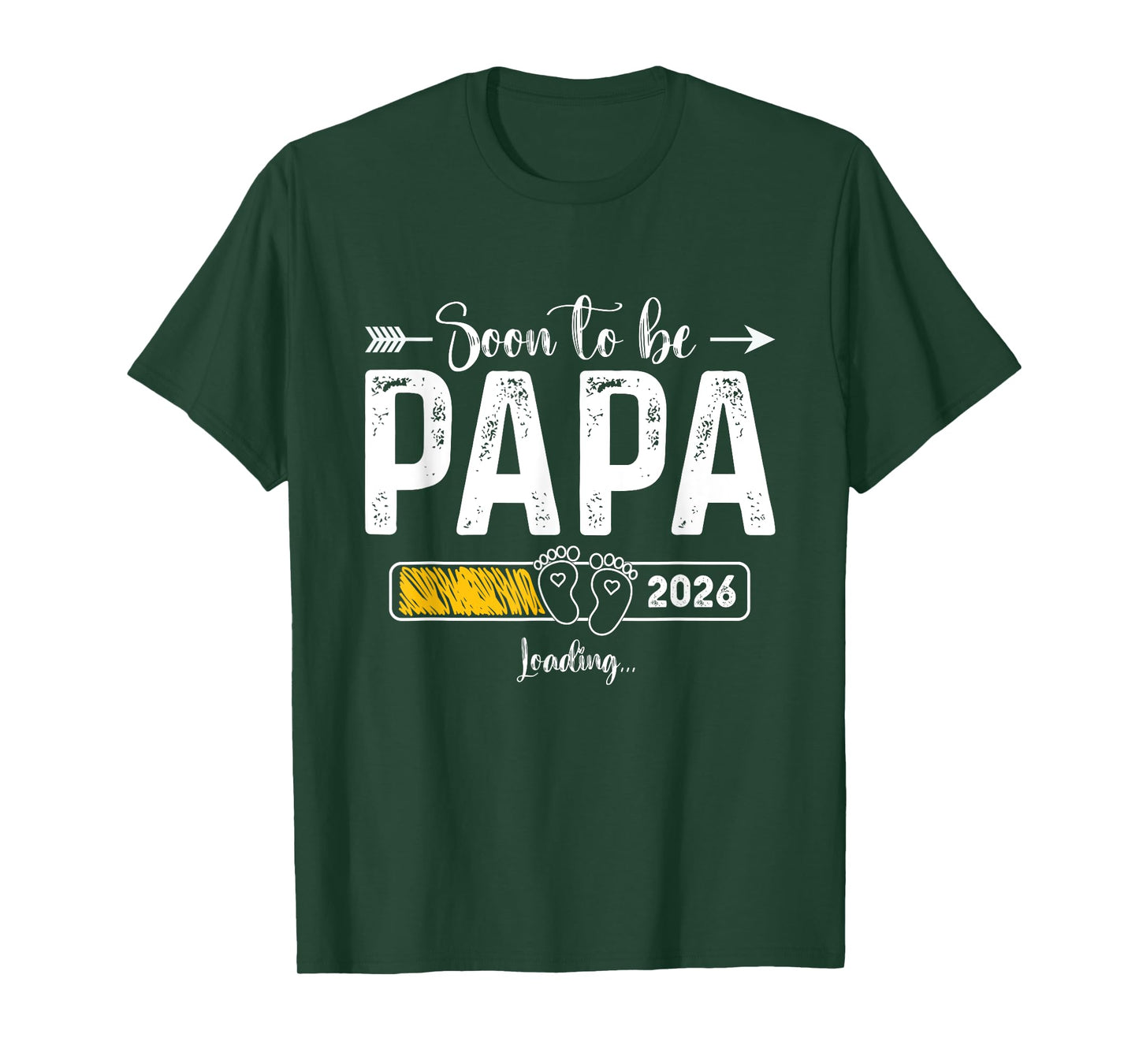 Soon To be Papa 2026 Papa Est 2026 Loading Promoted to Papa T-Shirt