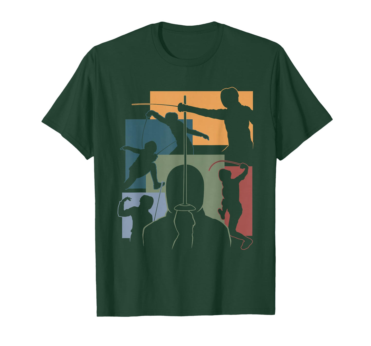 Funny Fencing Cool Fencer Swordfighter Swordfighting Outfit T-Shirt