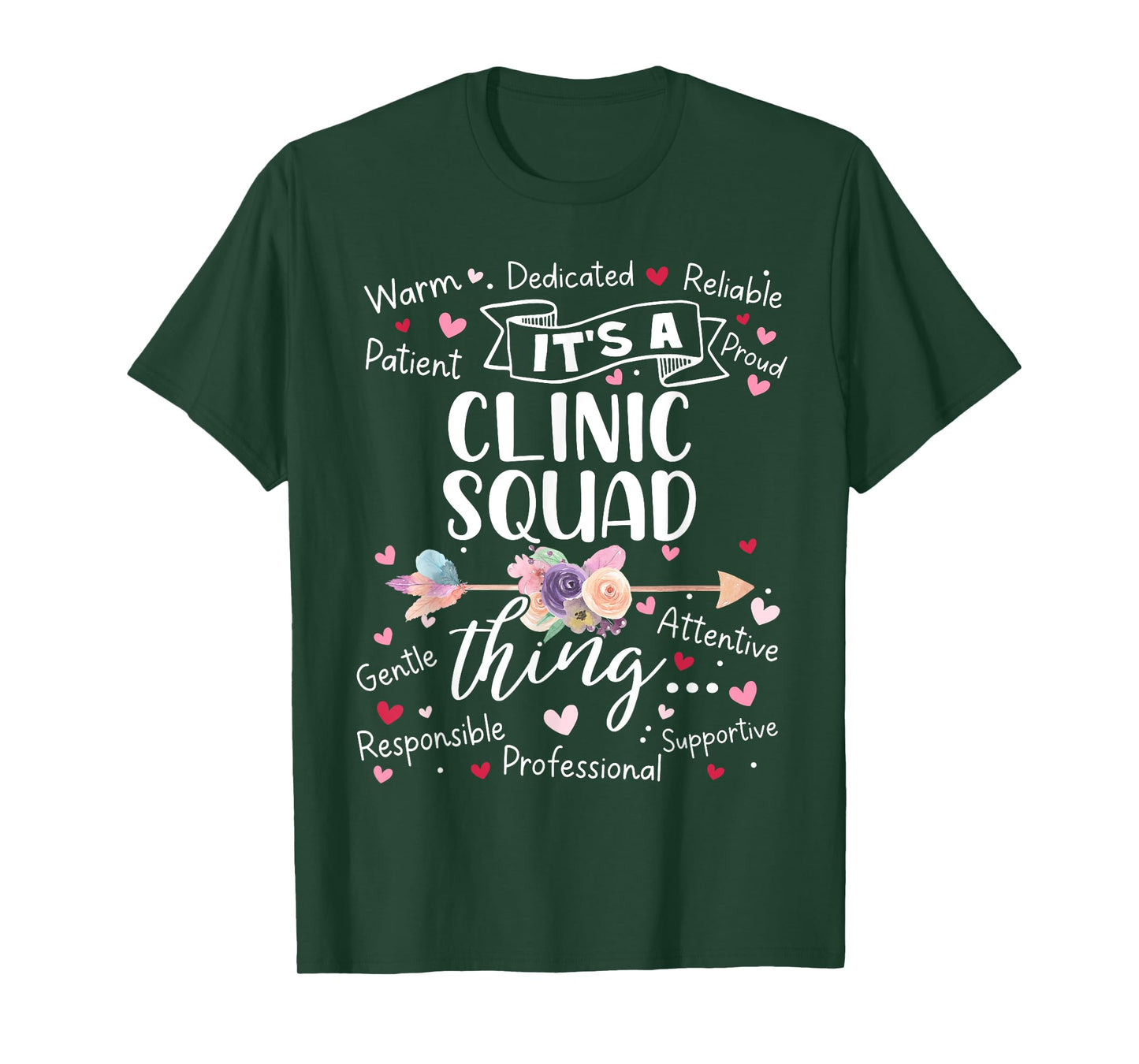 Clinic Squad School Nurse Team Crew Mother's Day Elemtary T-Shirt