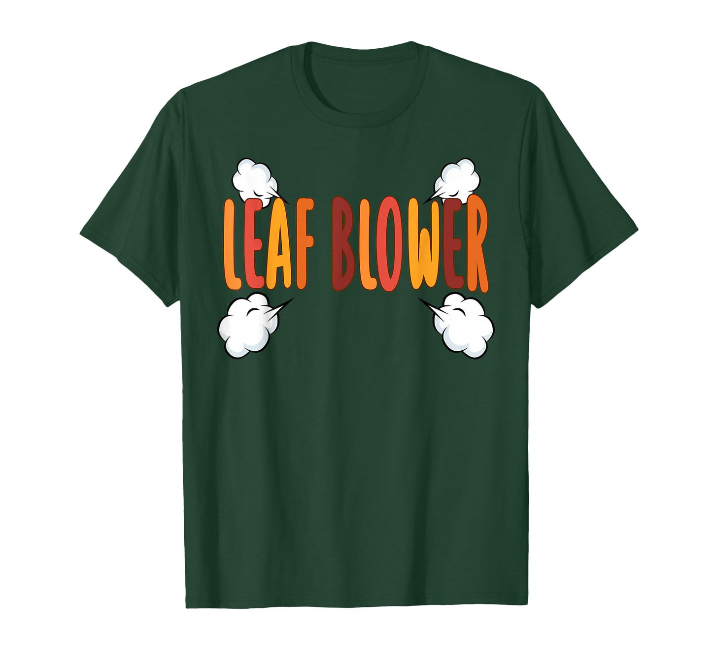 Funny Leaf Blower Fall Costume Halloween Couple Matching T-Shirt