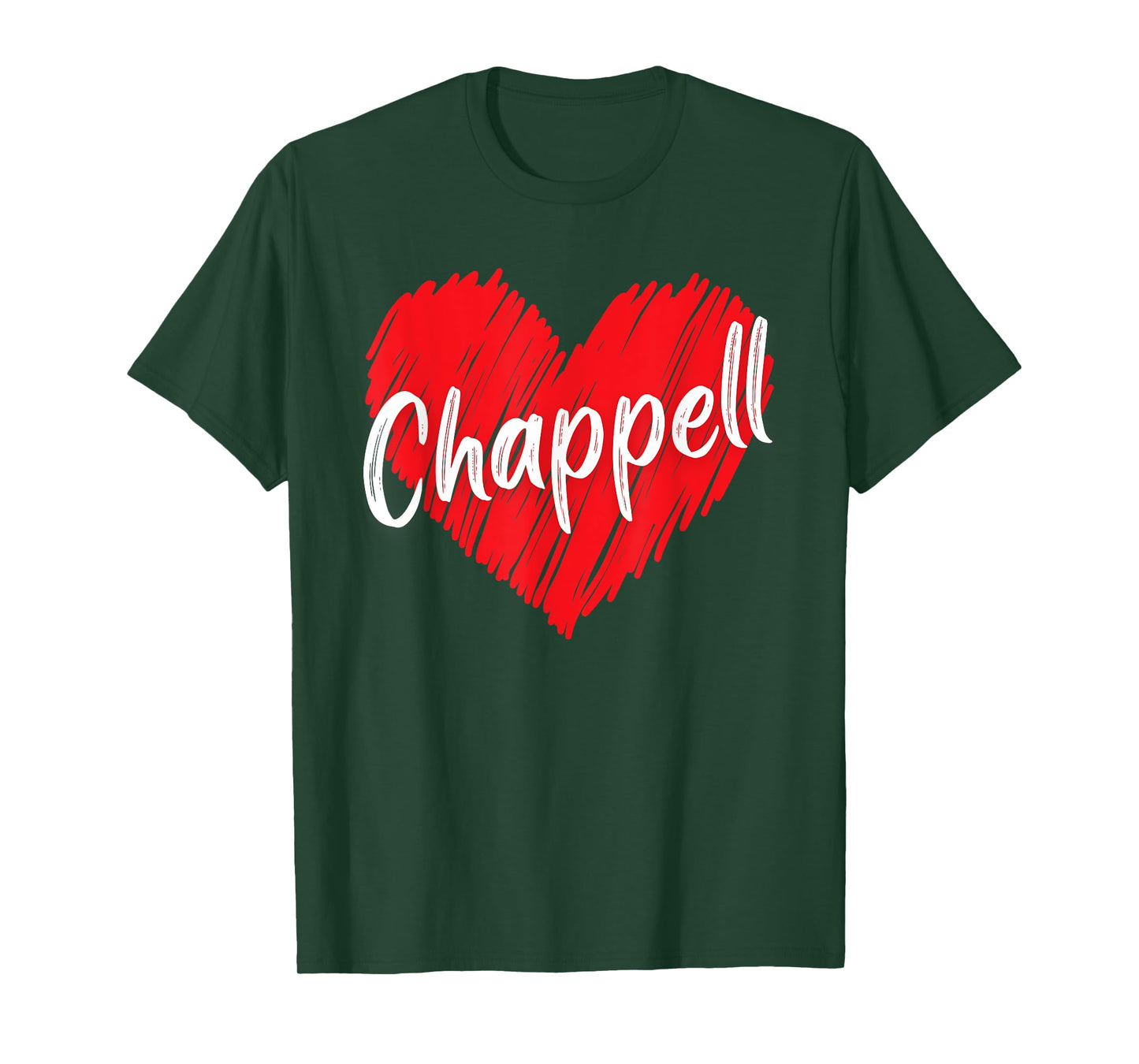 Chappell Personalized Name I Love Chappell Heart Vintage T-Shirt