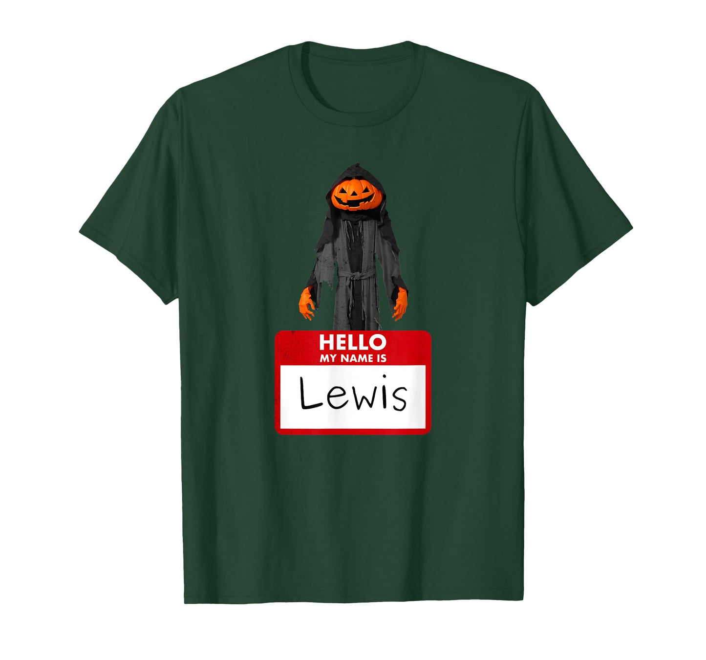 I am not a jack o lantern my name is Lewis Halloween funny T-Shirt