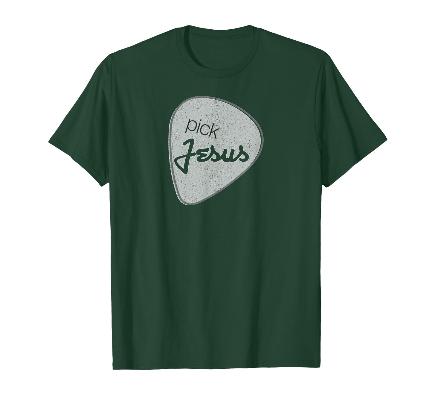 Pick Jesus Shirt Vintage Christian Guitar Pick Tee