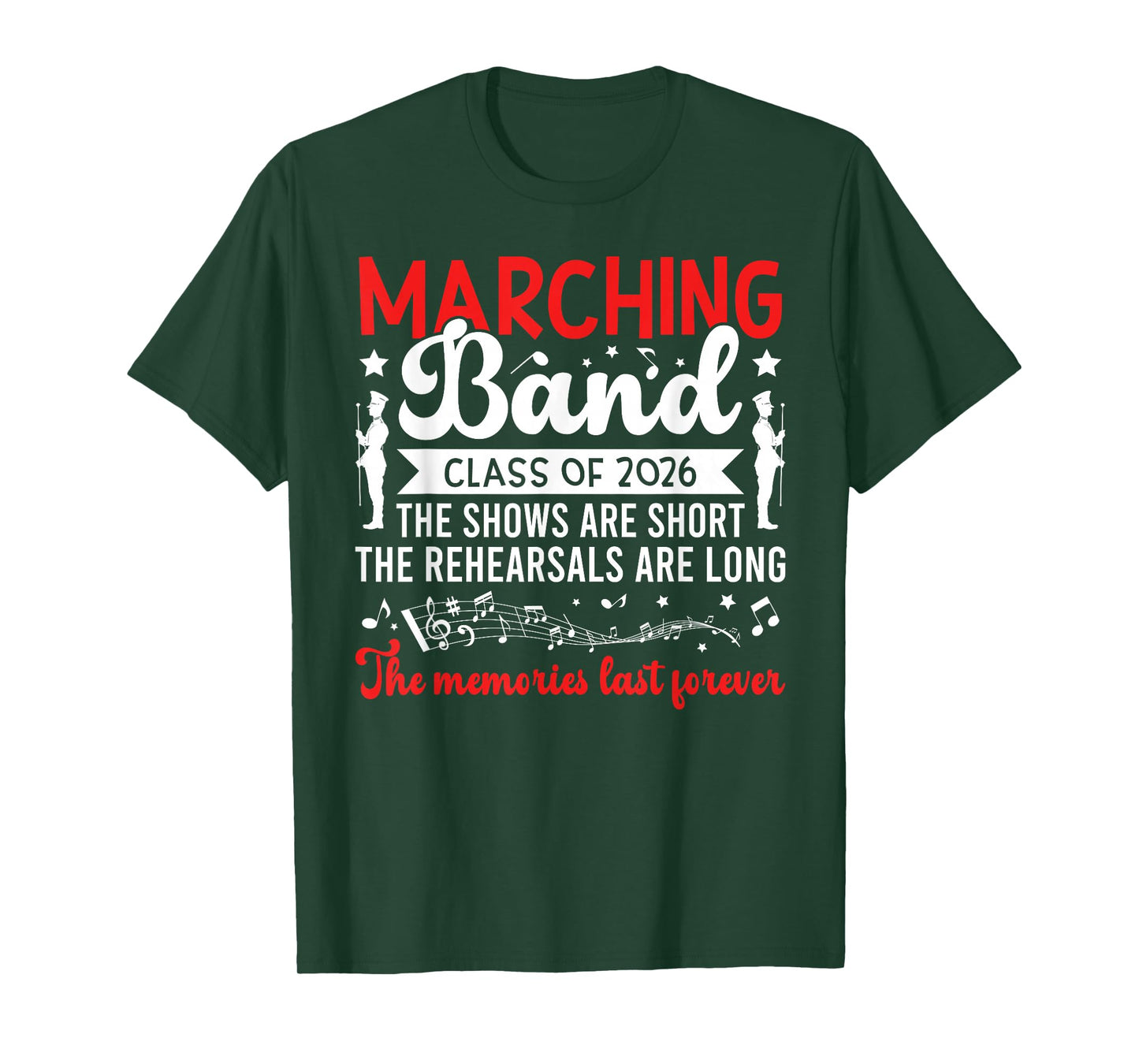 Funny Marching Band Senior 2026 Class of 2026 T-Shirt