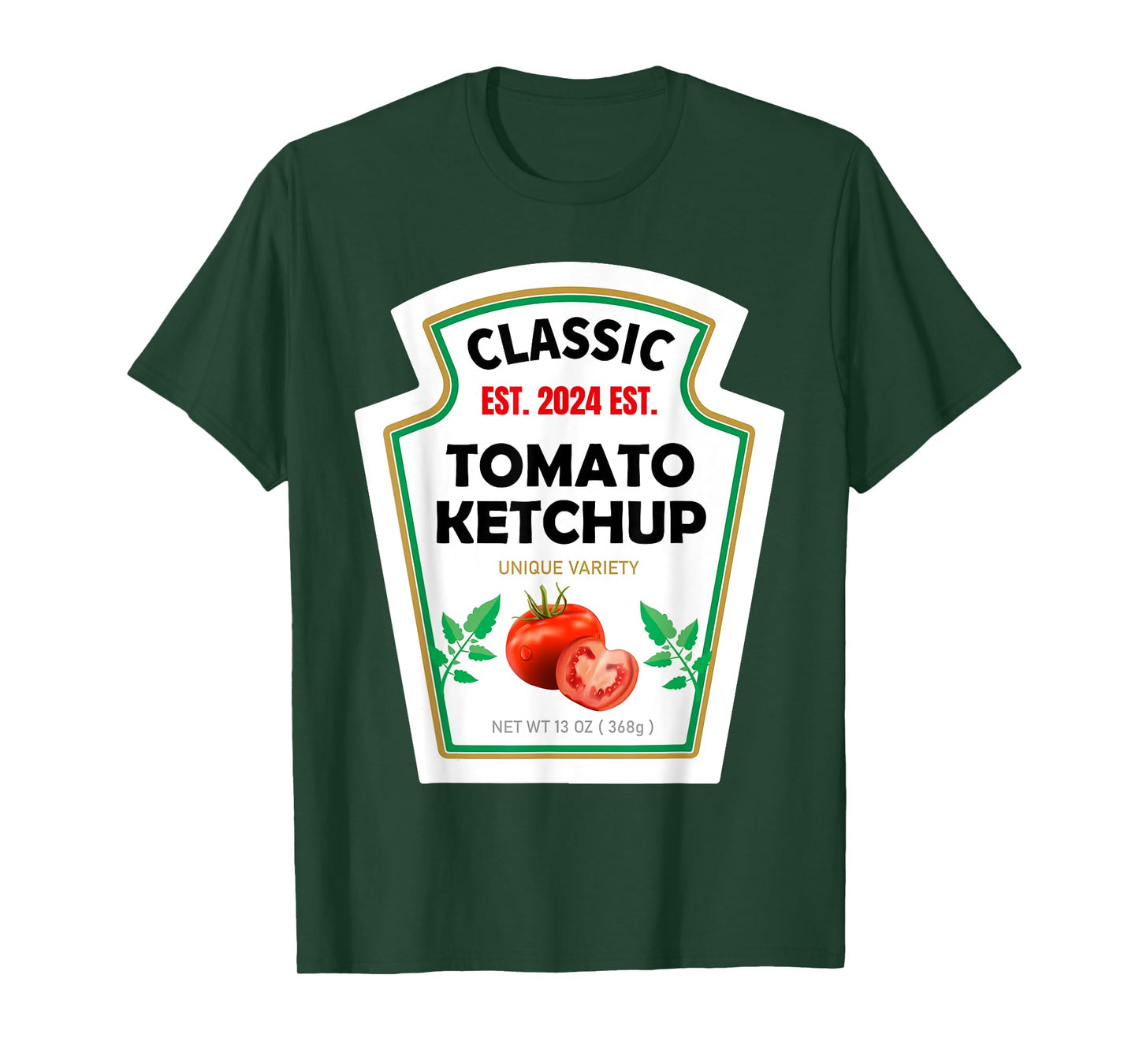 Red Ketchup DIY Costume Matching Couples Groups Halloween T-Shirt