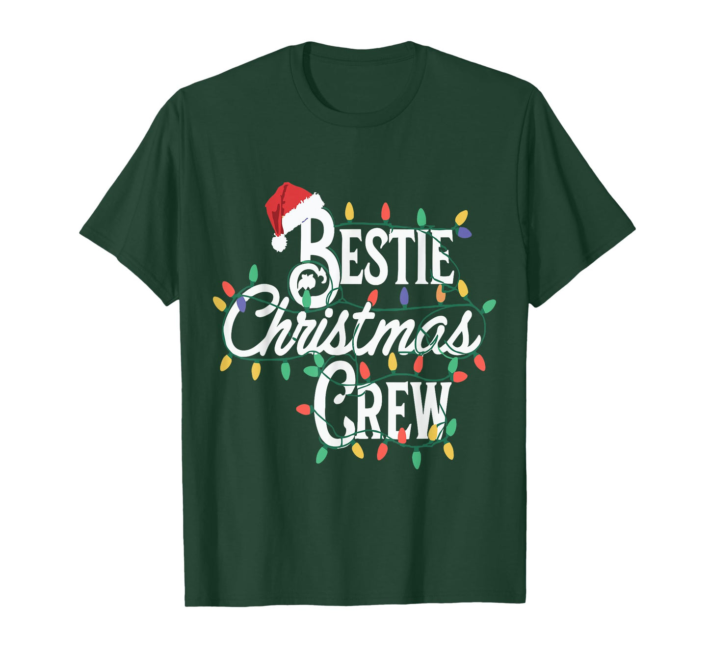 Bestie Christmas Crew Funny Best Friend matching friends T-Shirt