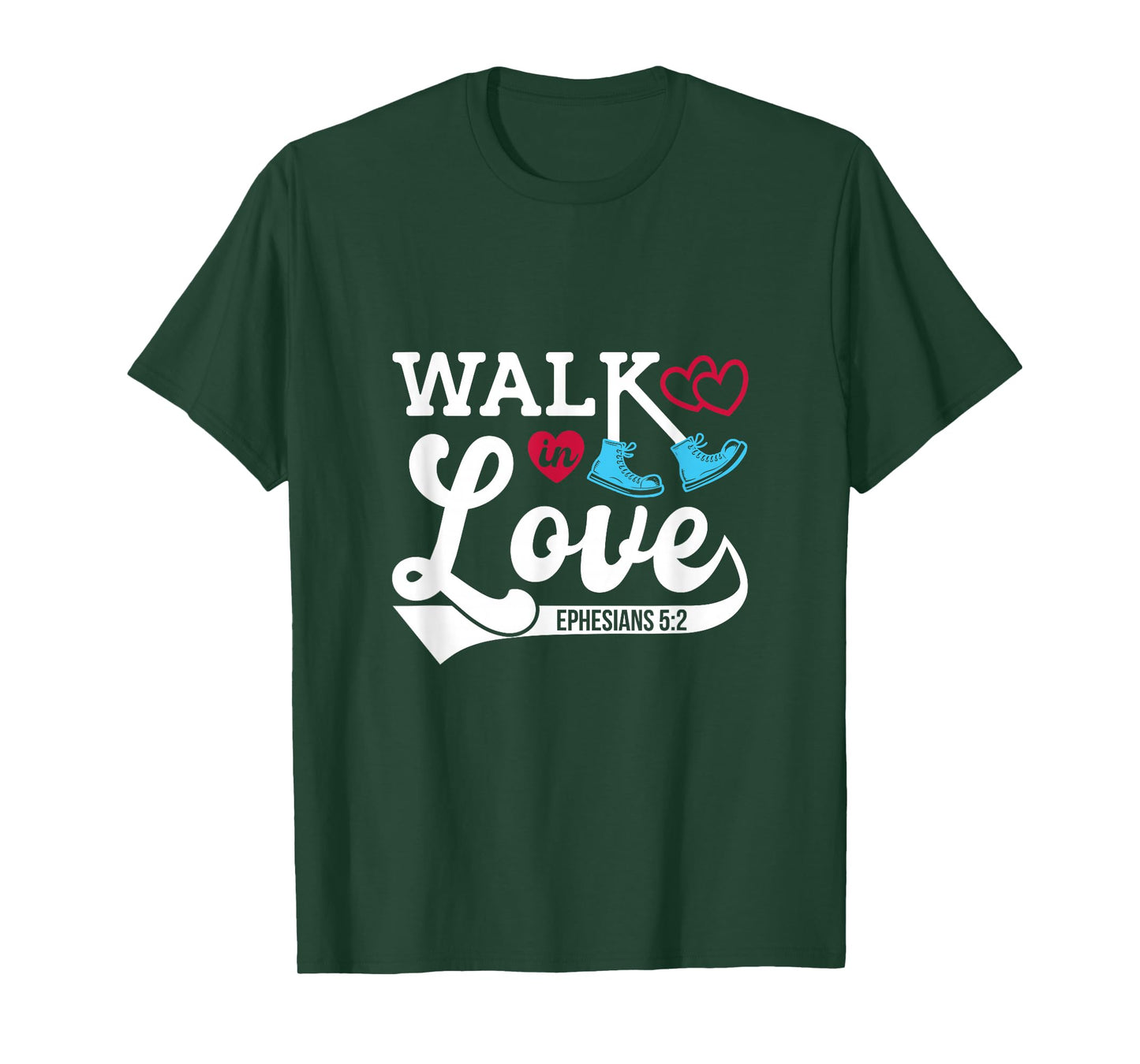 Walk in Love, Women and Youth T-Shirt