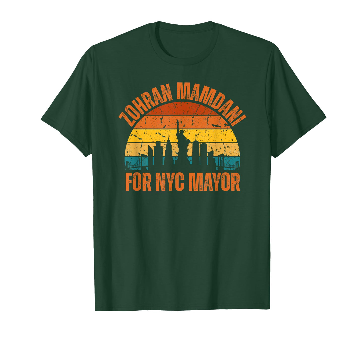 Zohran Mamdani for NYC Mayor Funny Cool Trendy Progressive T-Shirt