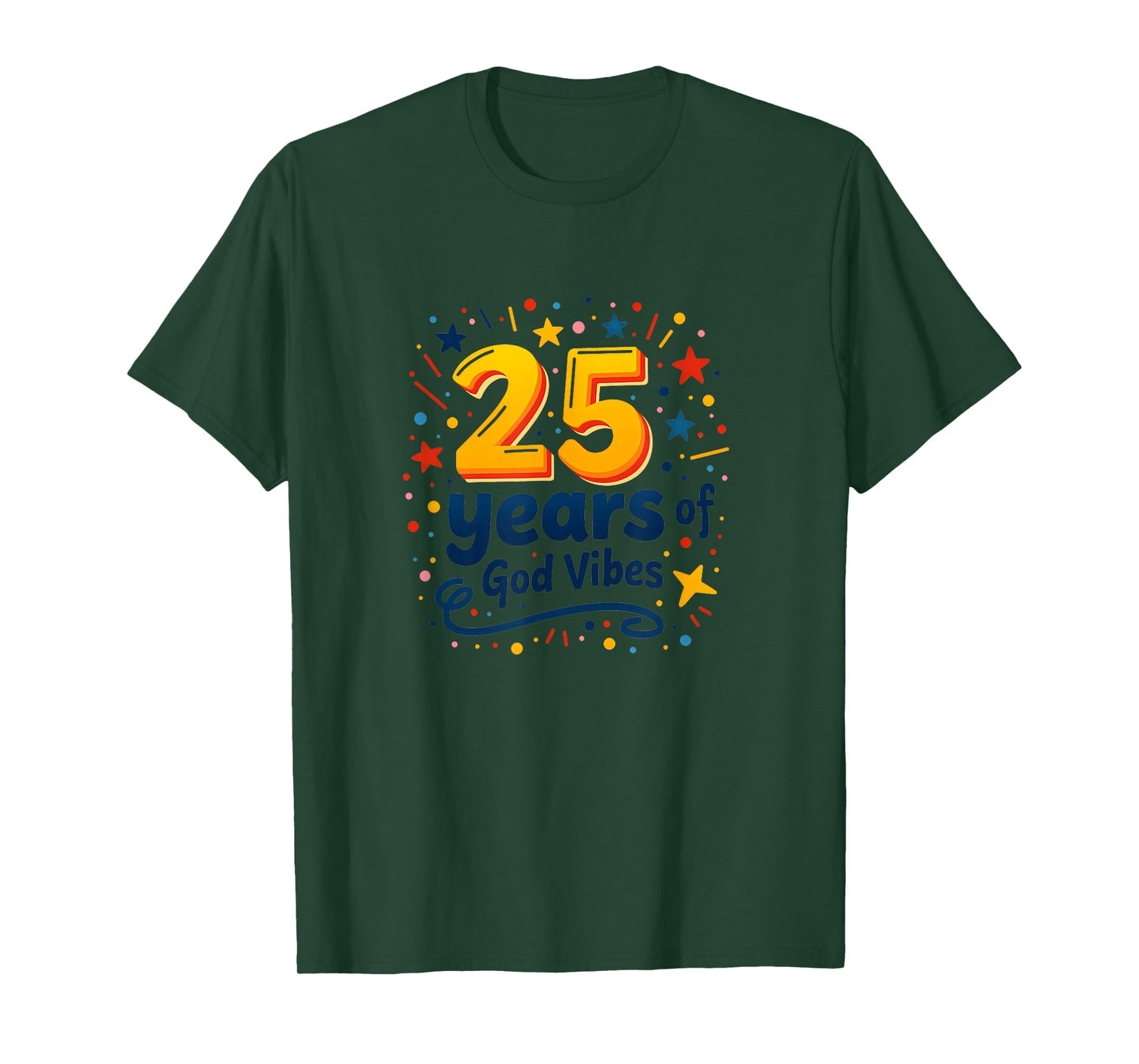 25 Years of Good Vibes - Birthday Gift Celebration T-Shirt