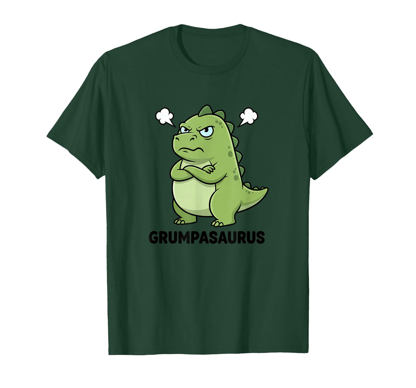 Mythical & Prehistoric Grumpasaurus Funny Grumpy Dinosaur T-Shirt