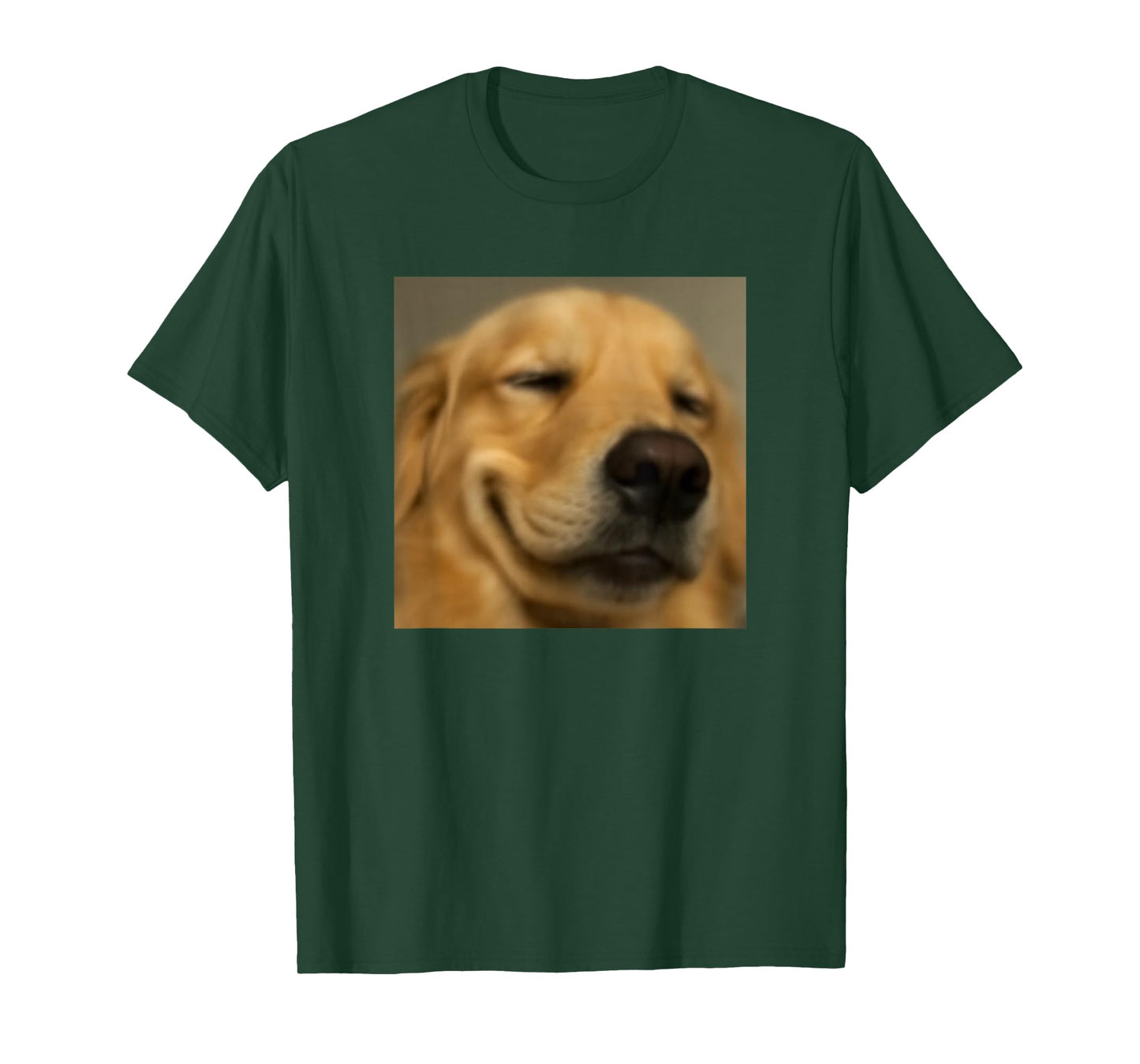 Funny Cute Sleepy Golden Retriever Blurry Photo T-Shirt