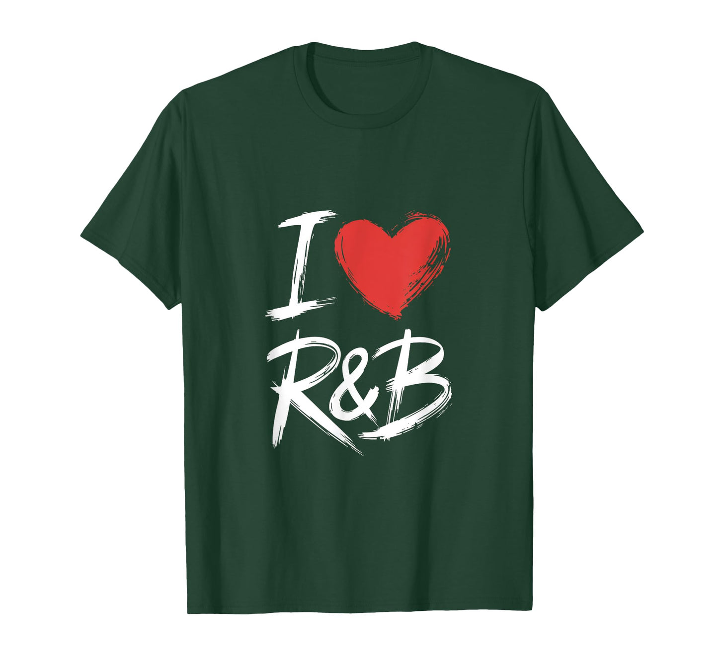 I Love R&b - Love Heart R&b Music Costume Birthday T-Shirt