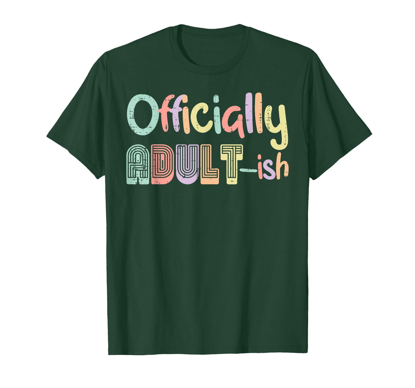 18th Birthday Officially Adultish 18 Years Old Women Men T-Shirt
