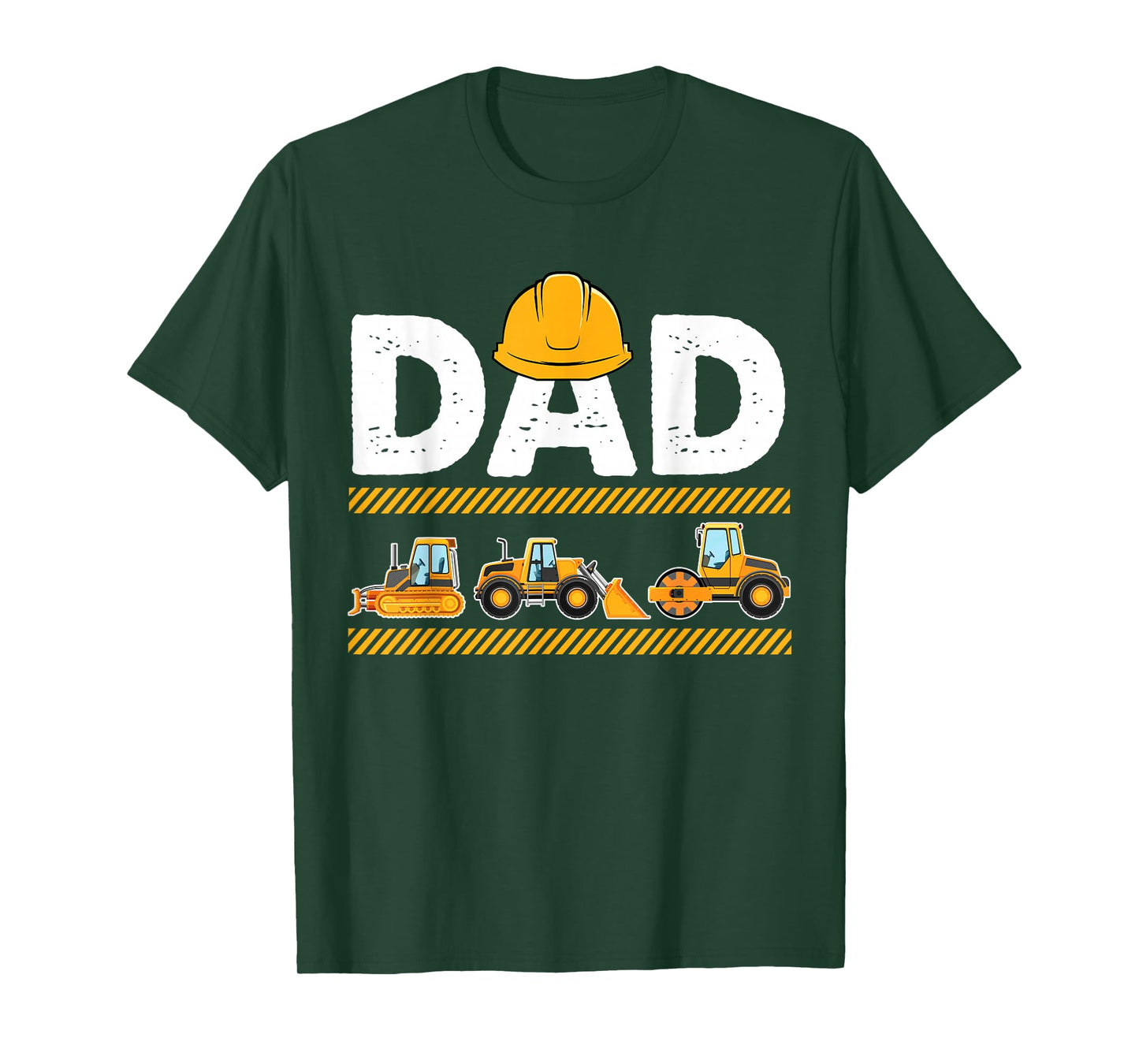 Funny Dad Construction Excavator Kids Matching Family T-Shirt