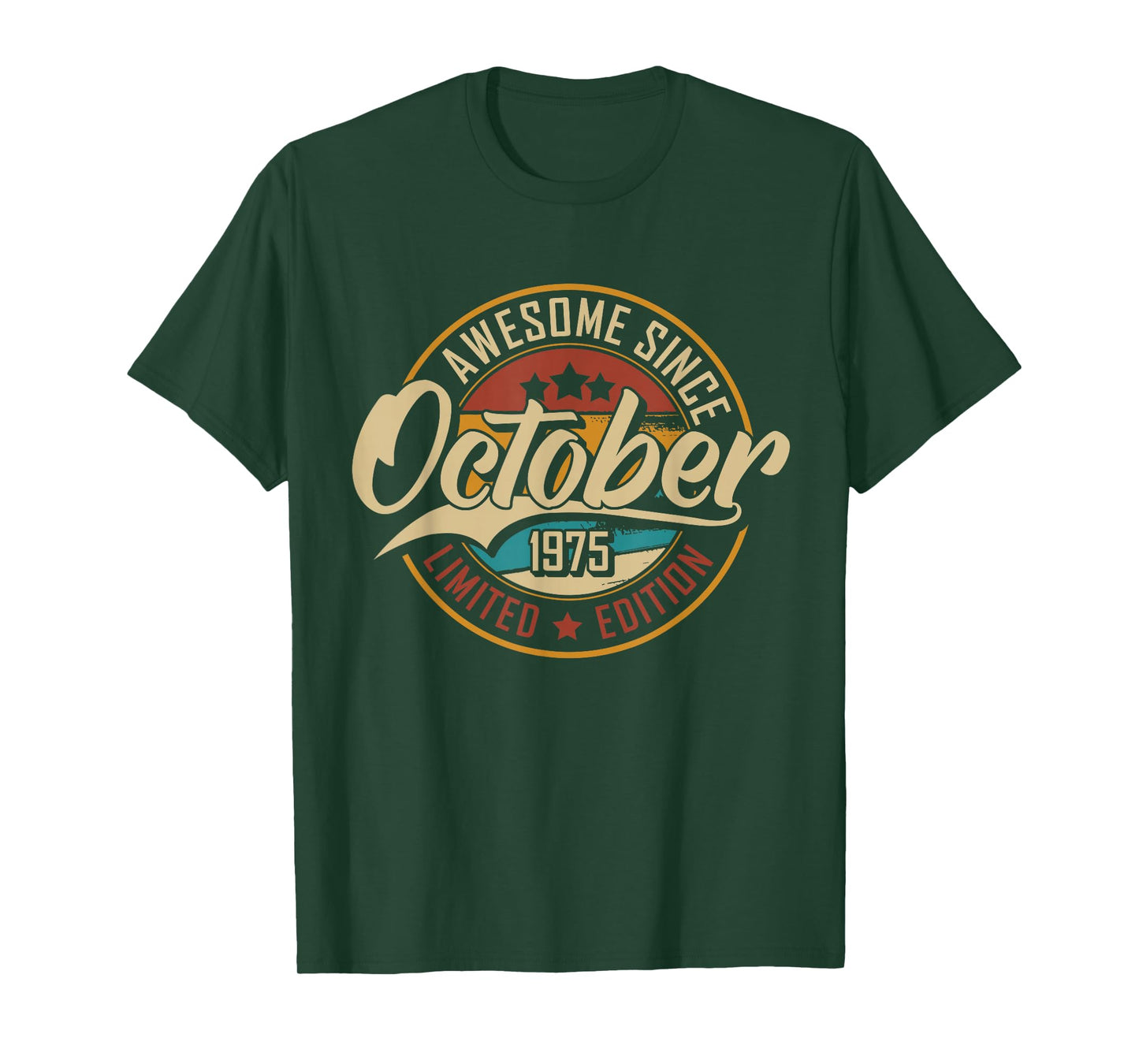 Awesome Since October 1975 | 50 Years Old | 50th Birthday T-Shirt