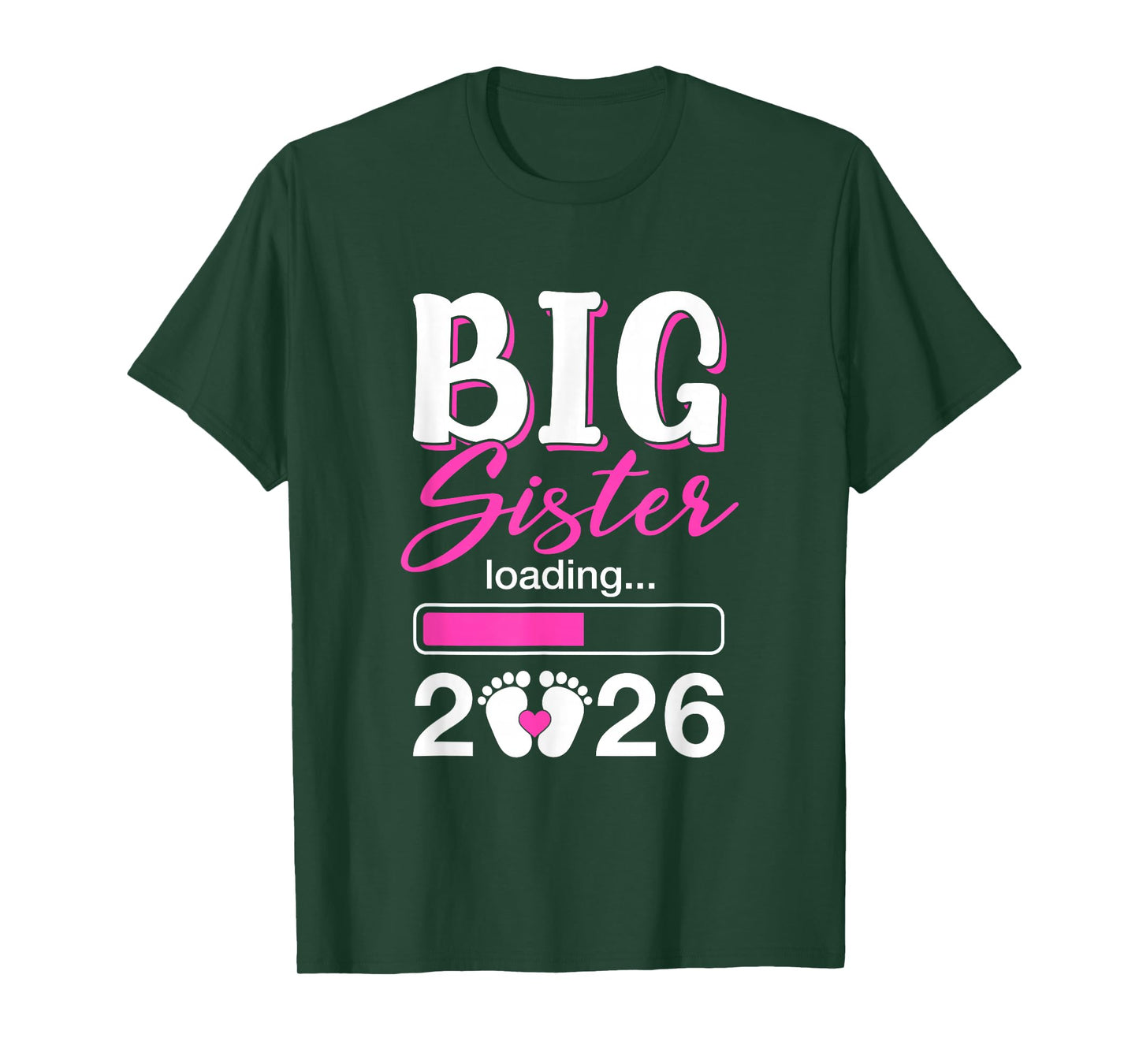 Big Sister Loading 2026 Promoted to Big Sister 2026 Kids T-Shirt