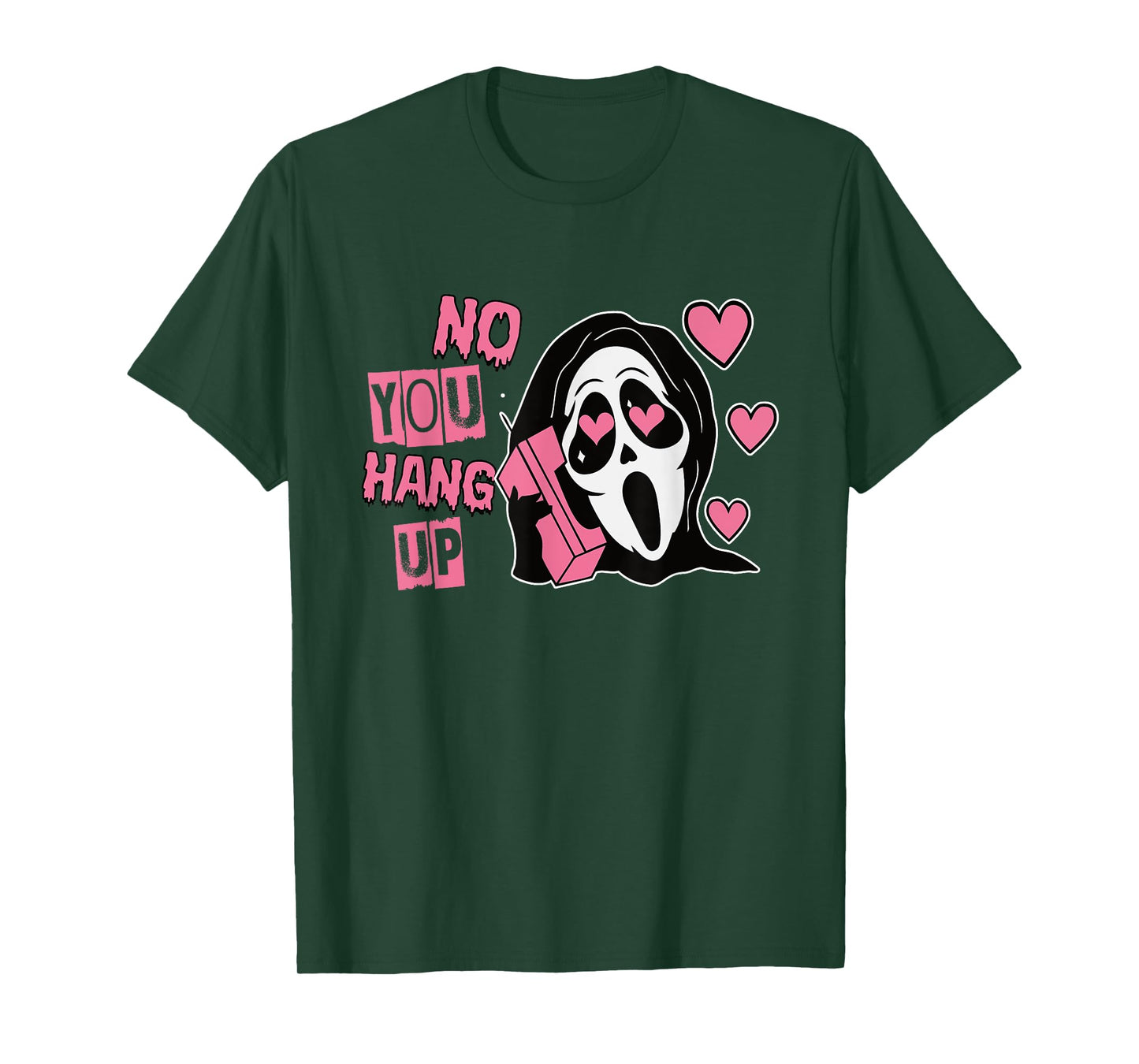 Funny No You Hang Up First Gho-st Calling Hello Halloween T-Shirt