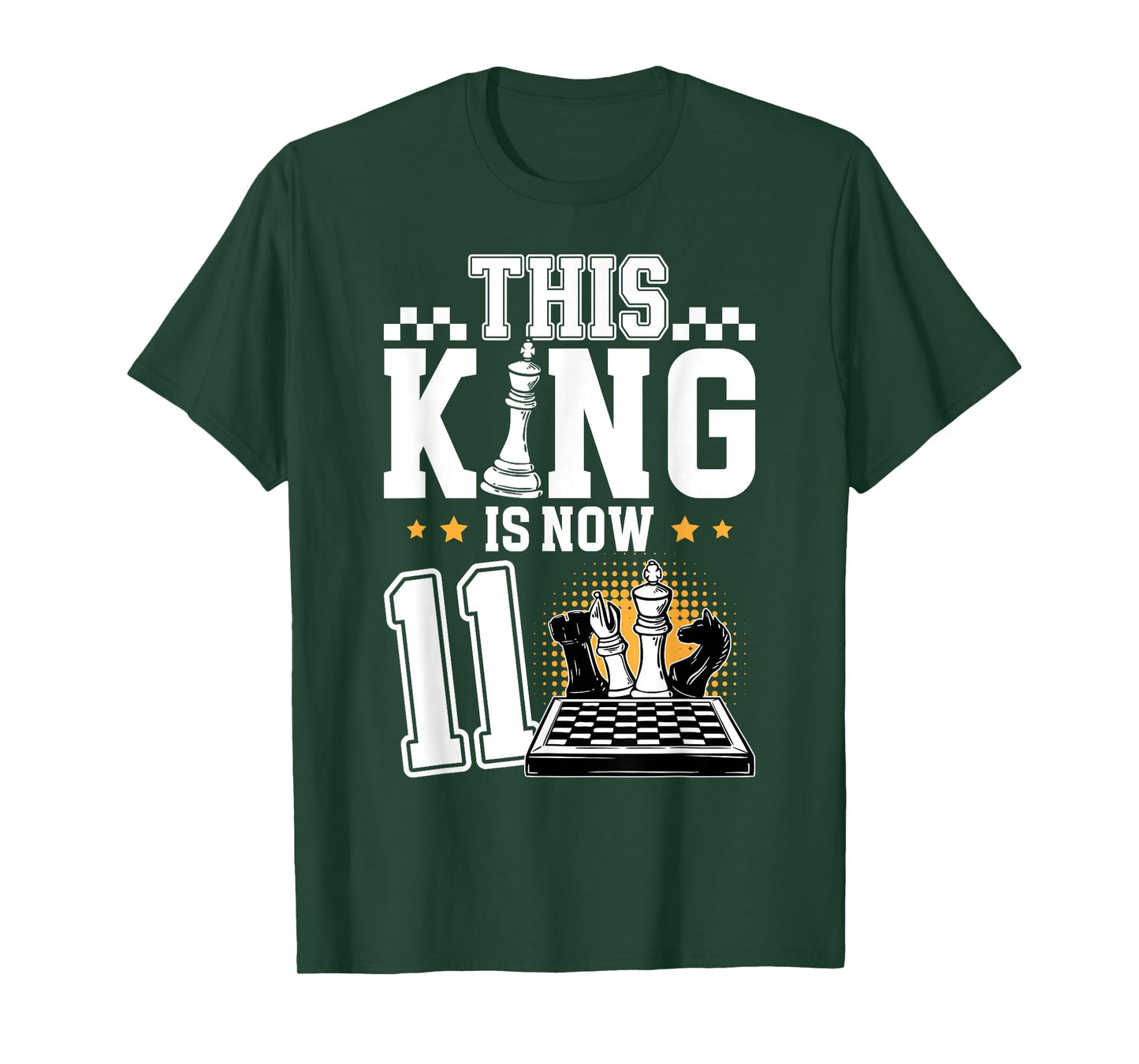 11th Chess Birthday Eleven Year Old Chess Player Birthday T-Shirt