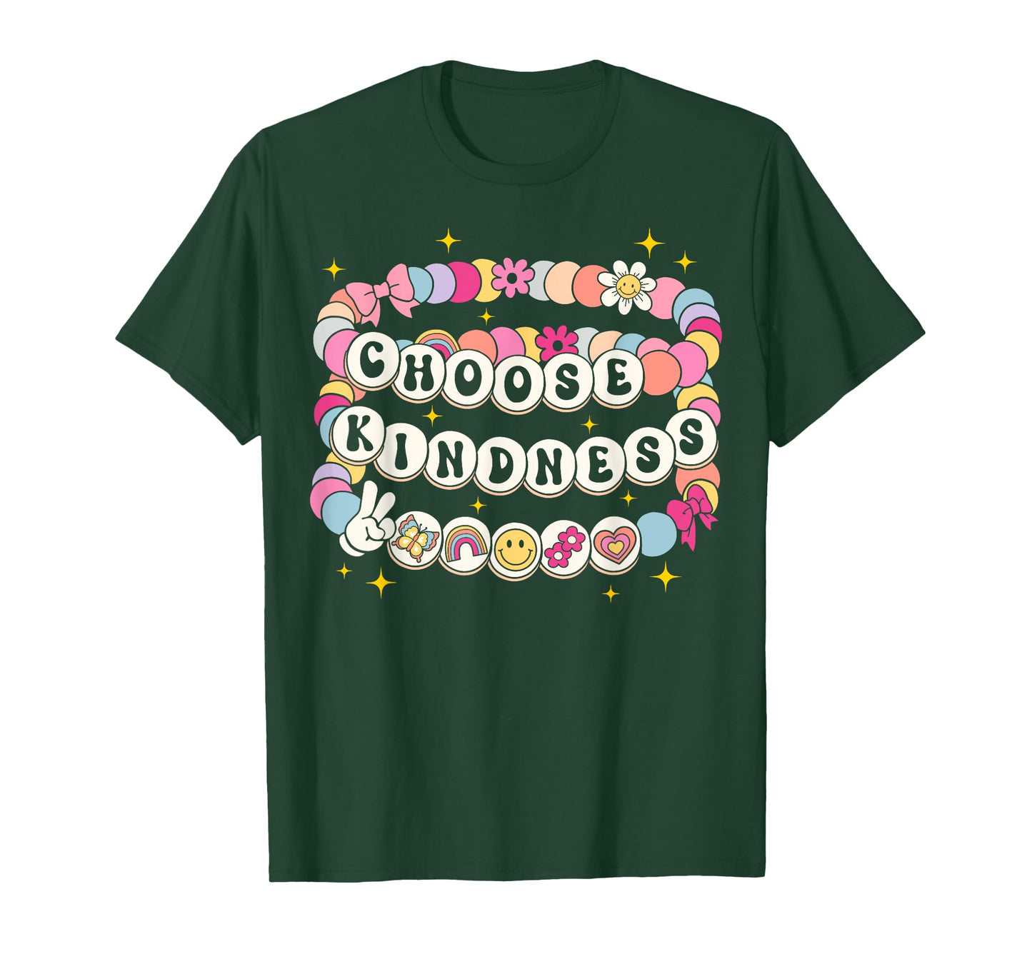 Choose Kindness Bracelets Be Kind Inspirational Kids T-Shirt