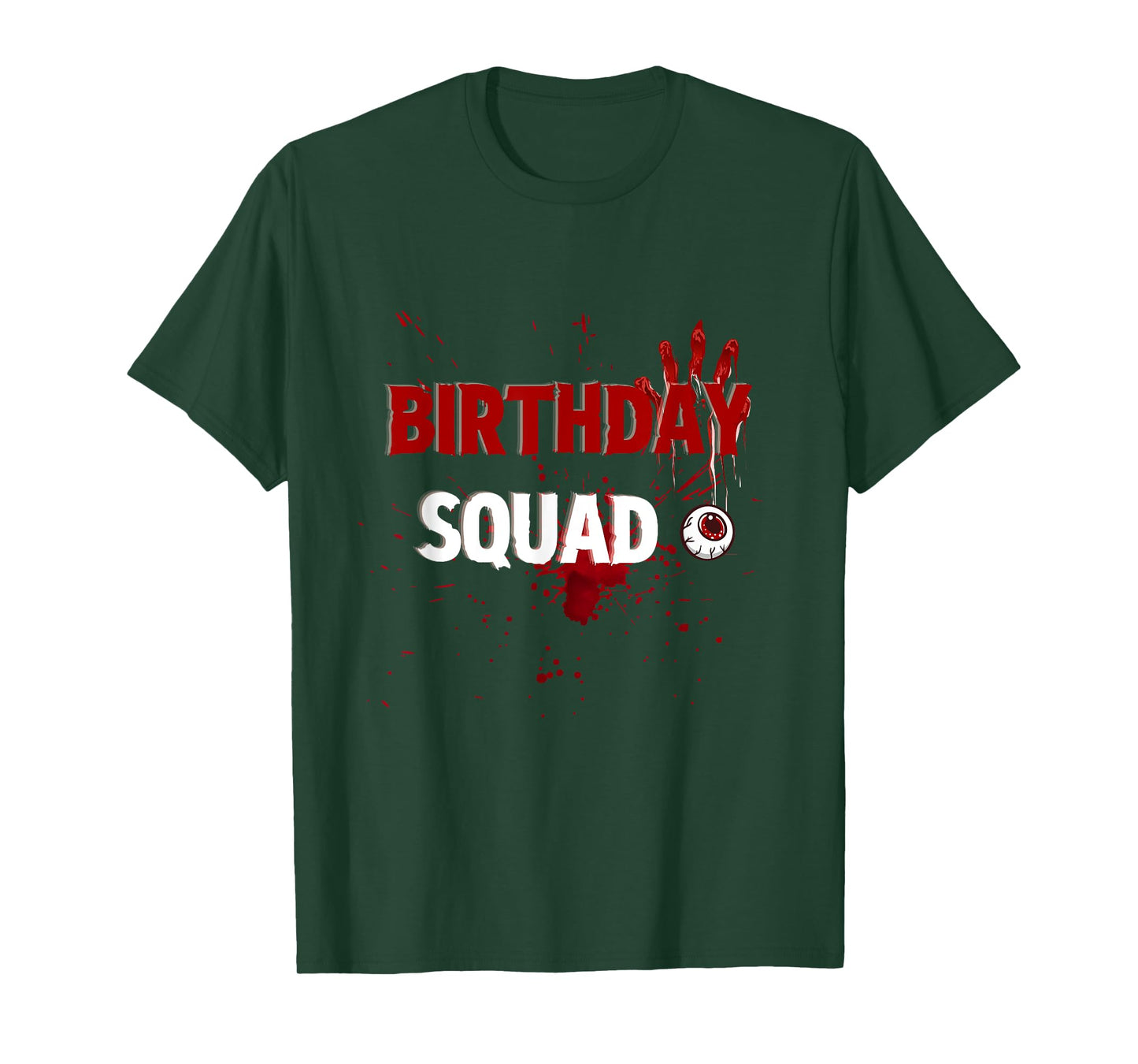 Birthday squad Scary horror movies party funny T-Shirt