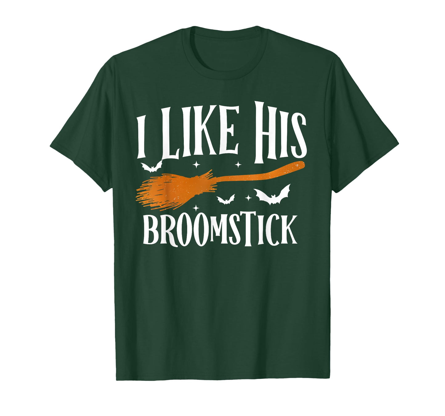 I Like Her Pumpkins I Like His Broomstick Halloween Couples T-Shirt