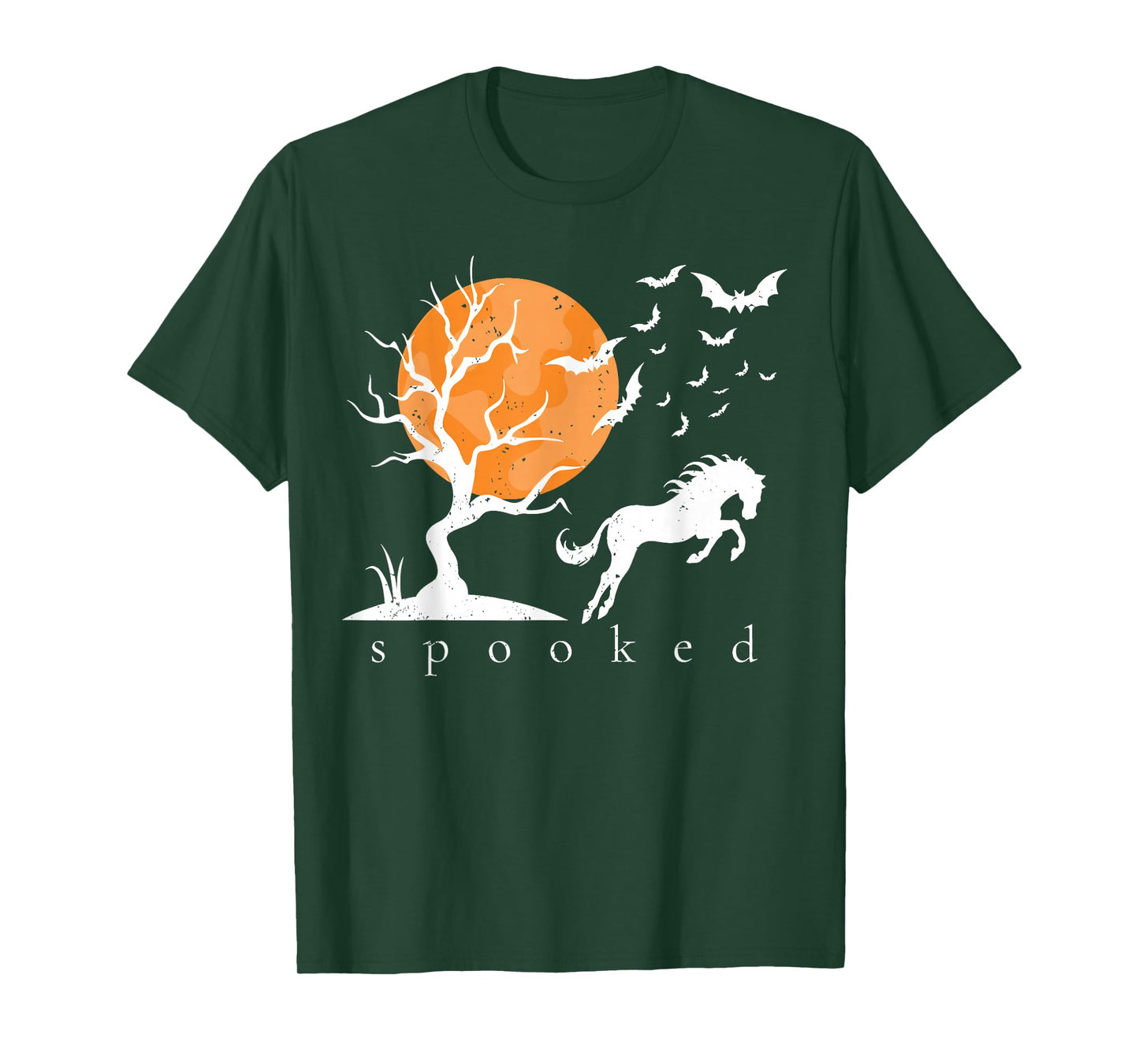 Halloween Horse Spooked Spooky Season T-Shirt