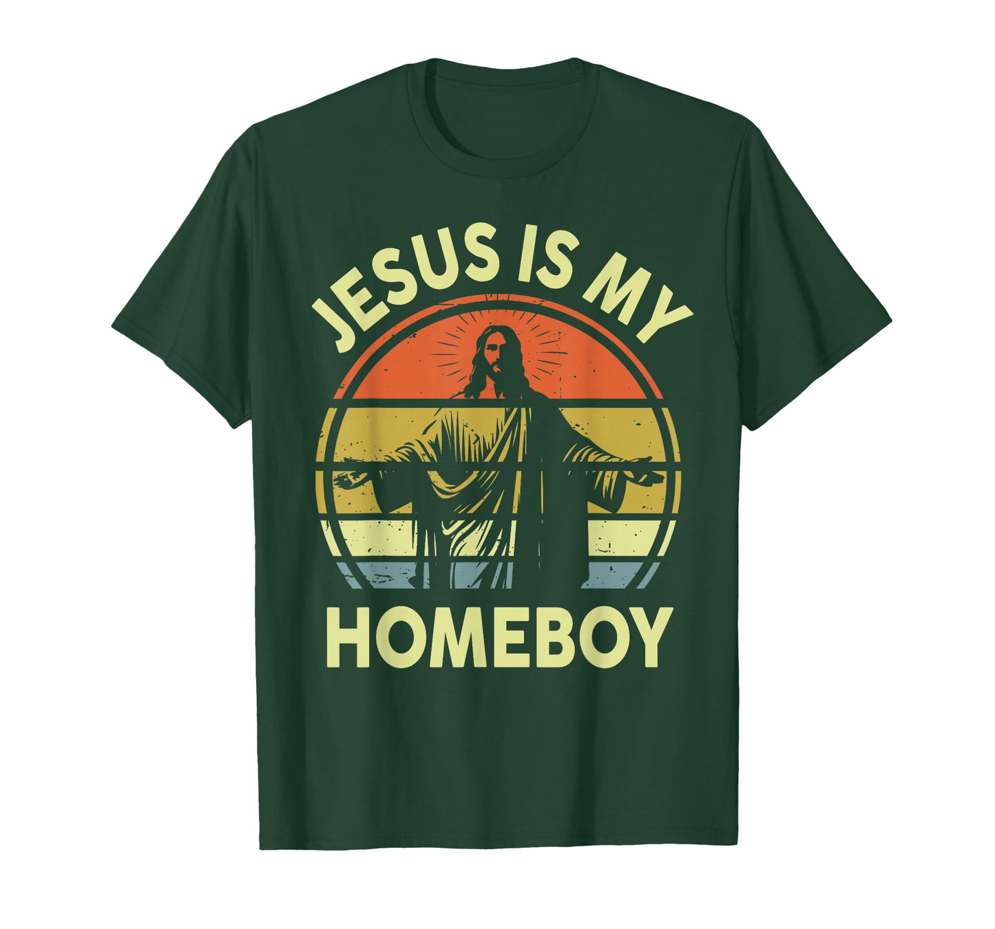 Jesus is My Homeboy Retro Christian Religious Vintage Faith T-Shirt