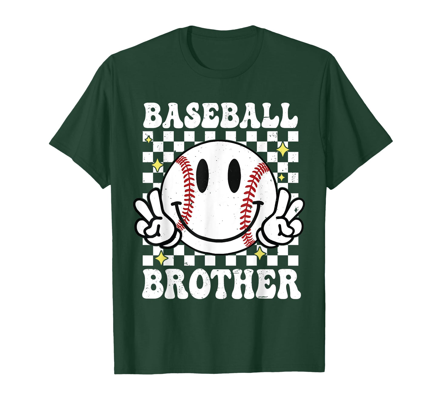 Baseball Brother - Baseball Game Day Big Bro Matching Family T-Shirt