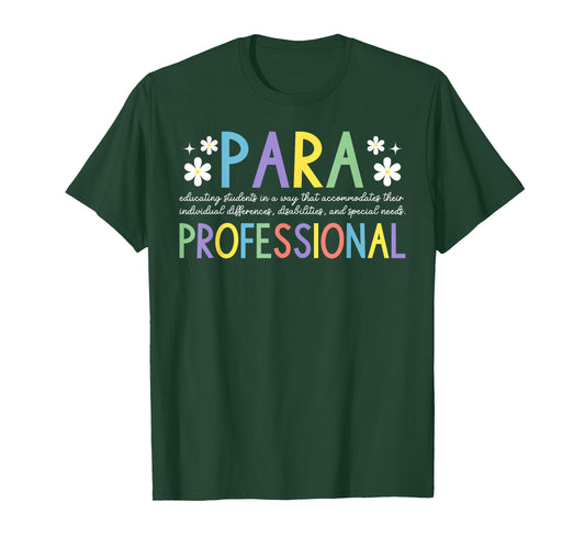 Paraprofessional Definition Parapro para T-Shirt